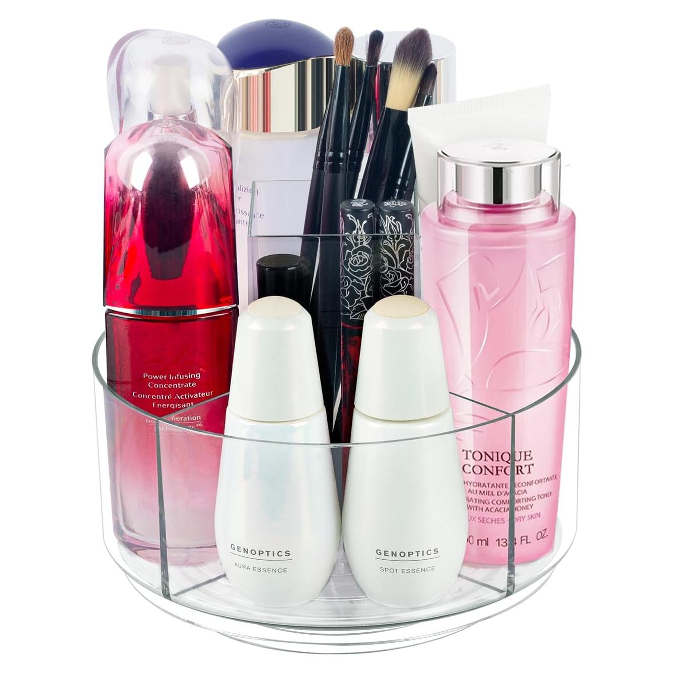 Organizador de Maquillaje Rotativo 360° CECOLIC Claro