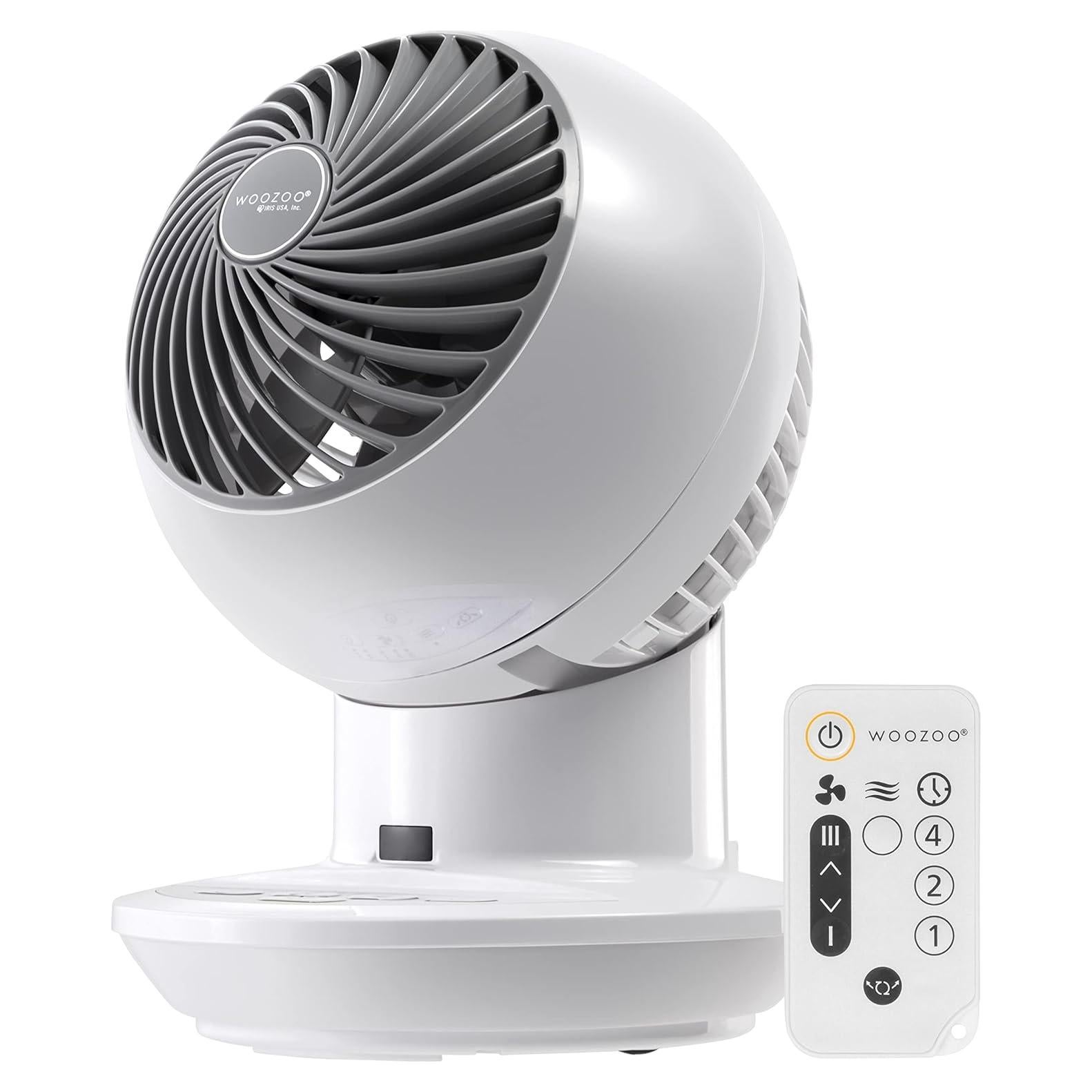 Ventilador Circulador de Aire IRIS WOOZOO 3 Velocidades Control Remoto