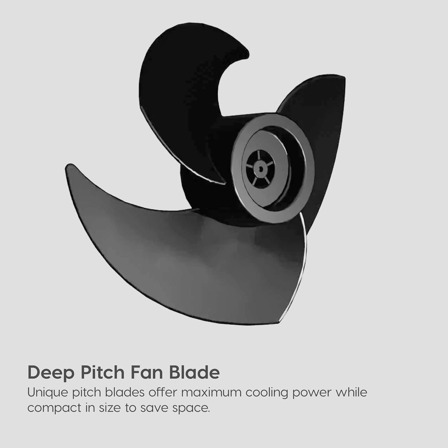 Ventilador de Escritorio IRIS WOOZOO Oscilante 3 Velocidades