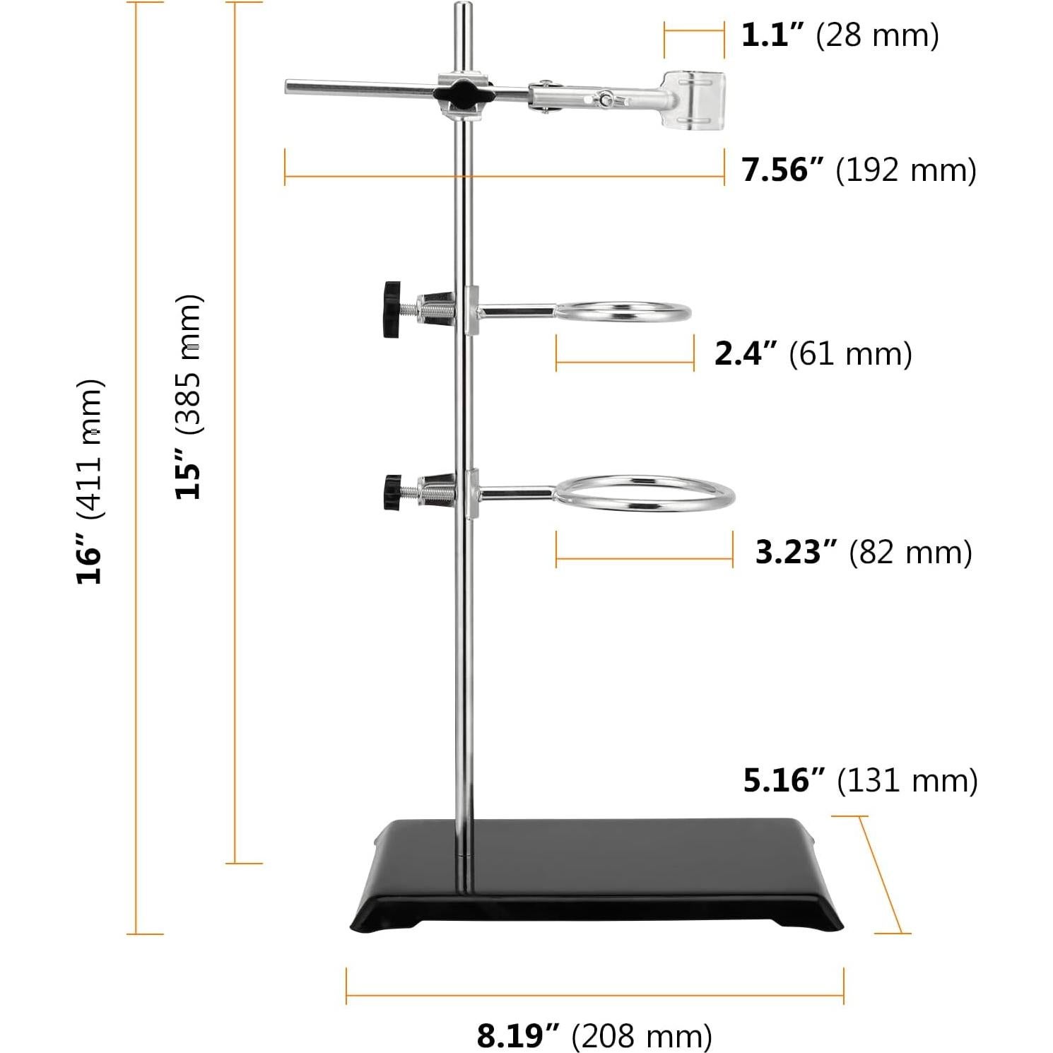 Juego de Soporte de Laboratorio SEUNMUK 2 Paquetes 40,64 cm