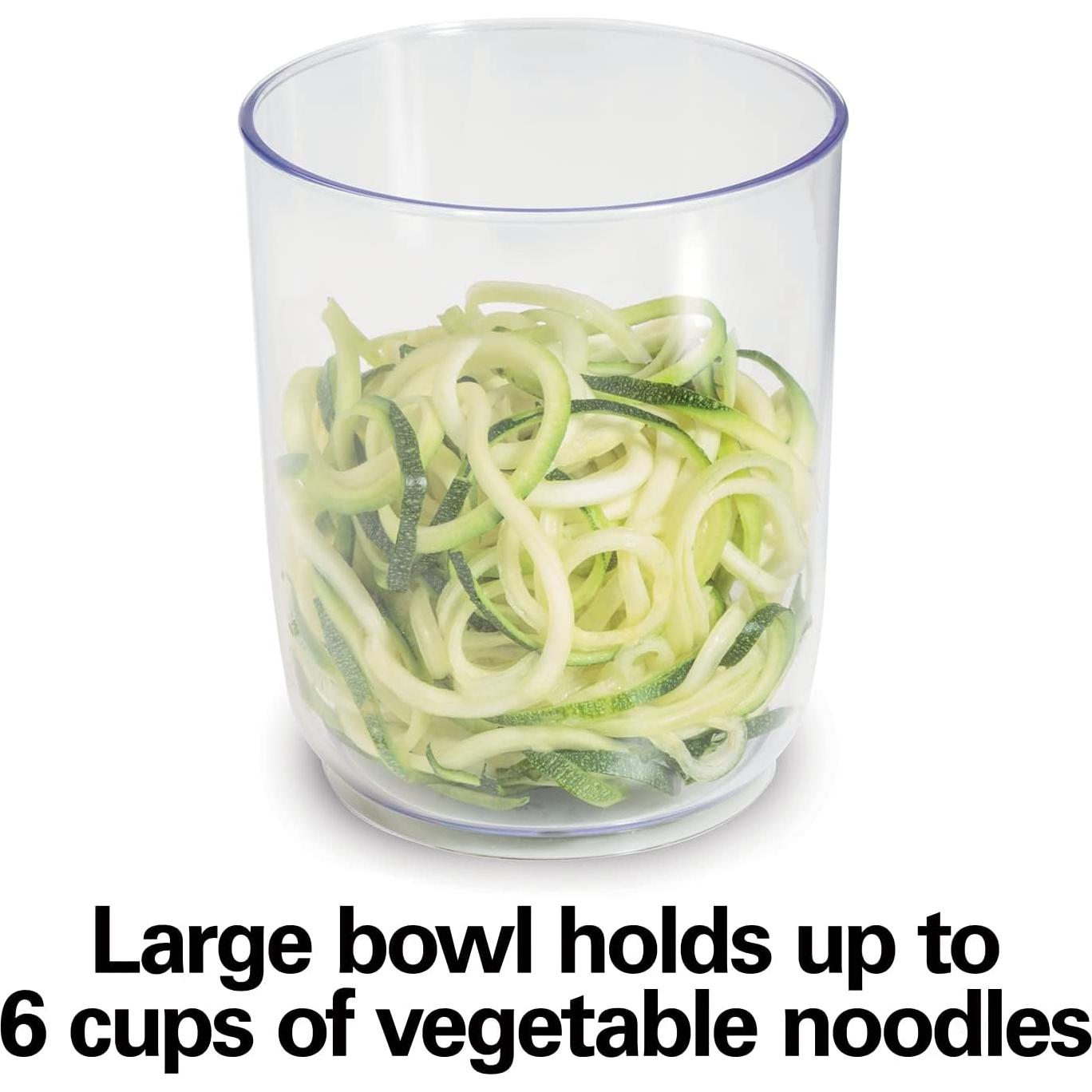 Espiralizador Eléctrico Hamilton Beach 3-en-1 6 Tazas Negro