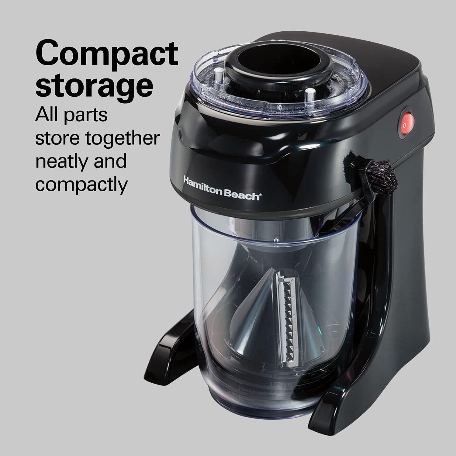 Espiralizador Eléctrico Hamilton Beach 3-en-1 6 Tazas Negro