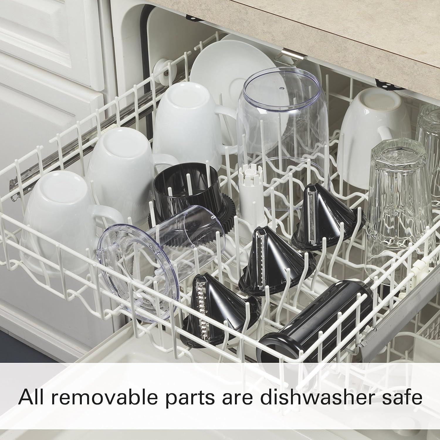 Espiralizador Eléctrico Hamilton Beach 3-en-1 6 Tazas Negro