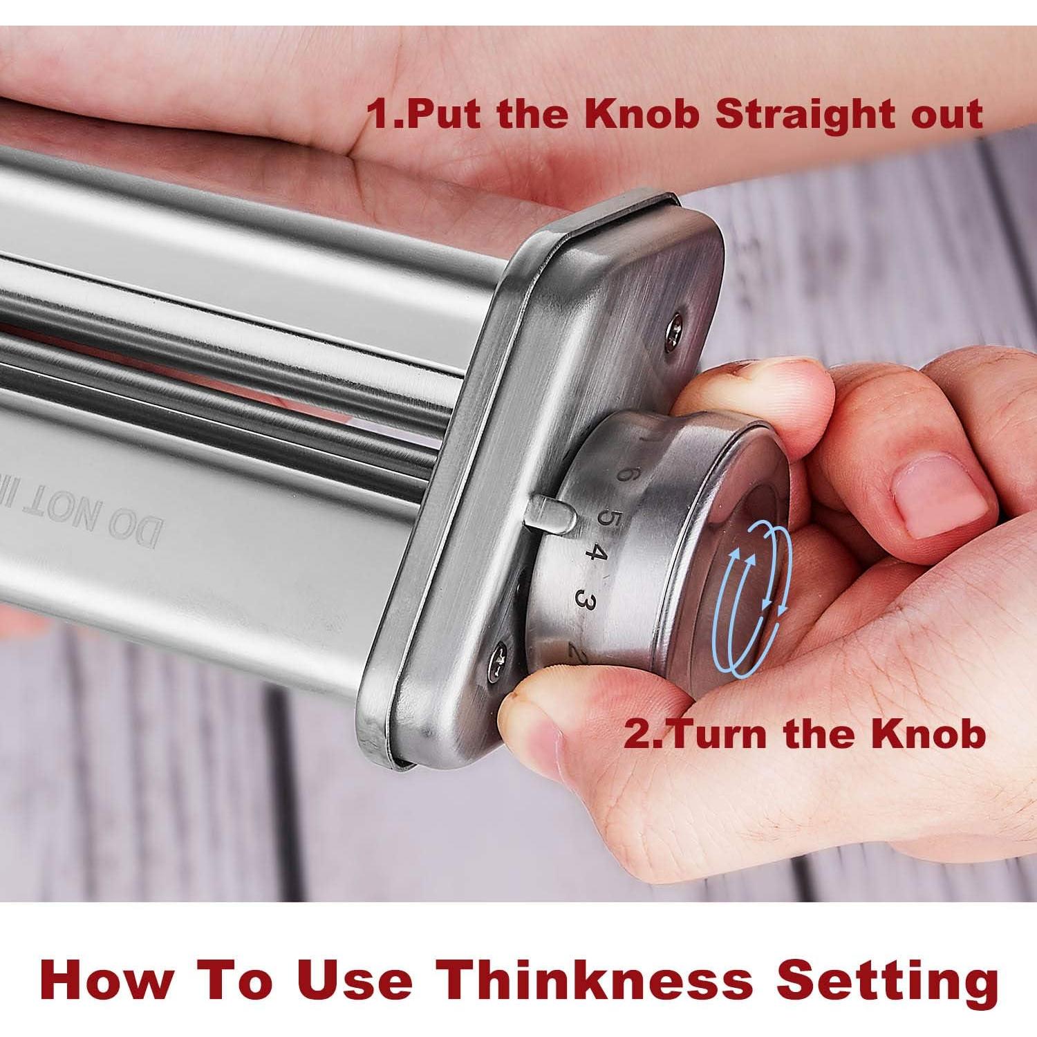 Accesorio rodillo de pasta GVODE para batidora KitchenAid