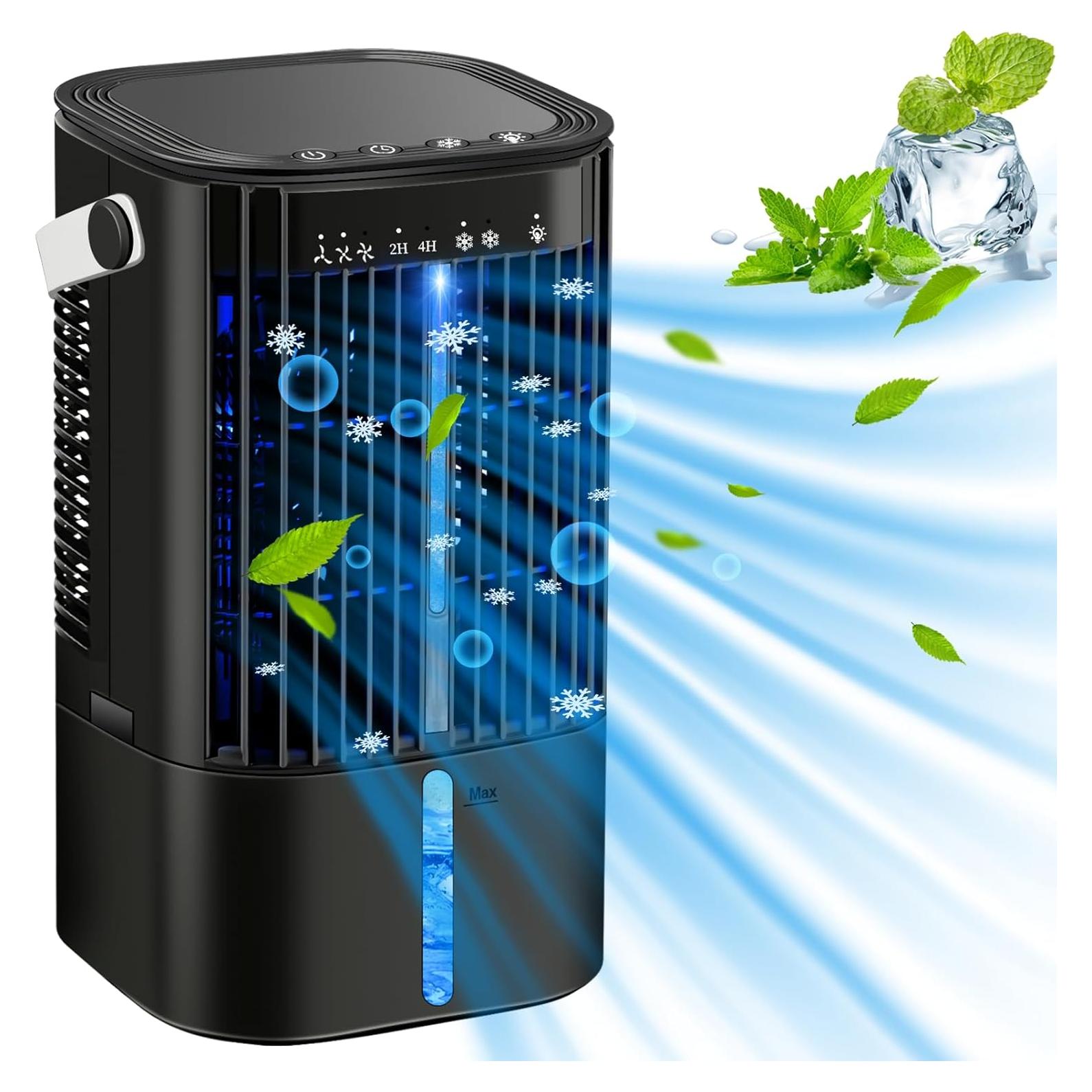 Acondicionador de Aire Portátil Tanyaxue 1200ml 3 Velocidades