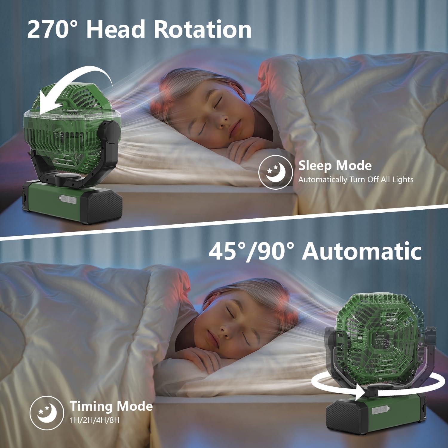 Ventilador Portátil Allsion GYFS-01 24000mAh con Control Remoto