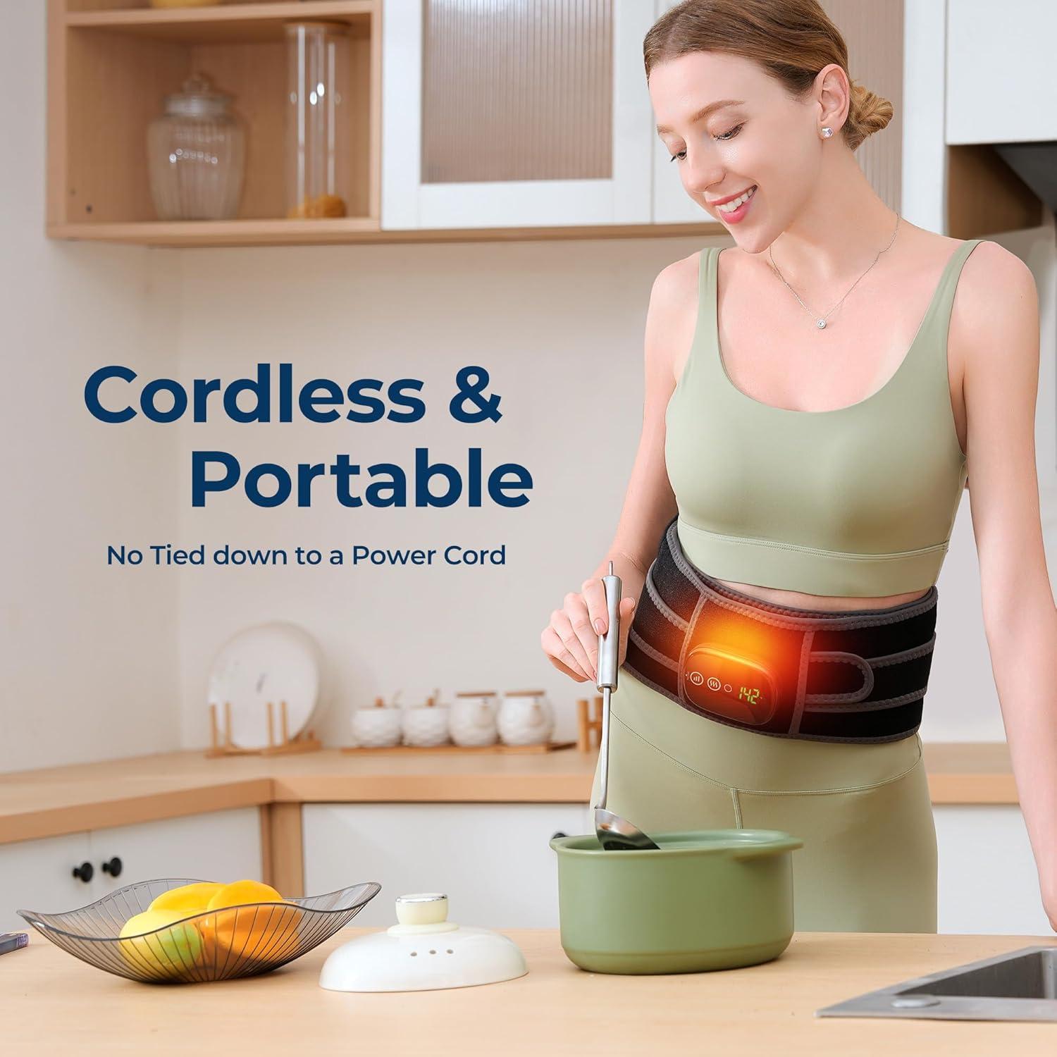 Almohadilla Calefactora Inalámbrica HOMRELEXA con Masaje