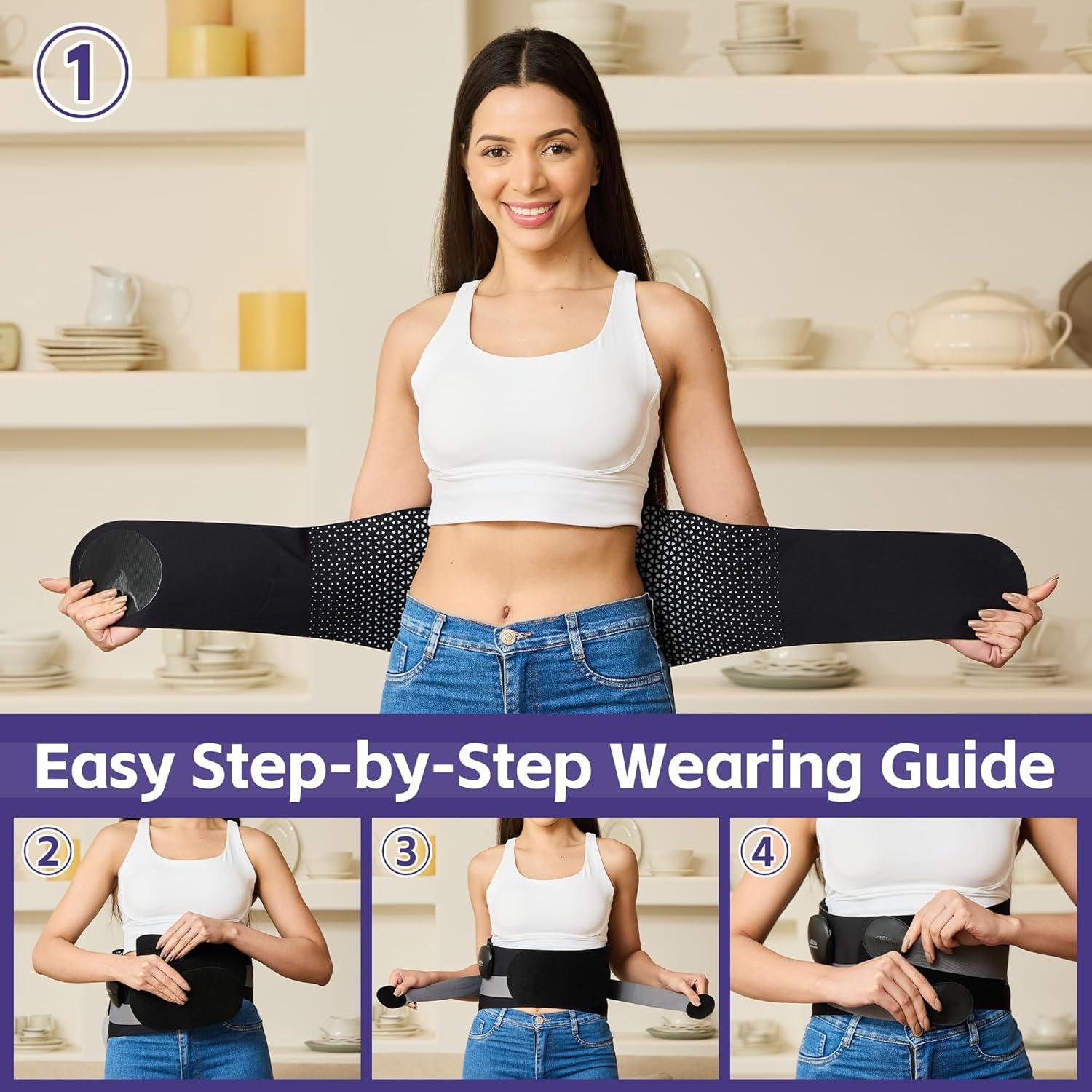 Almohadilla Térmica Inalámbrica CAREKING B68 con Masaje y Calor