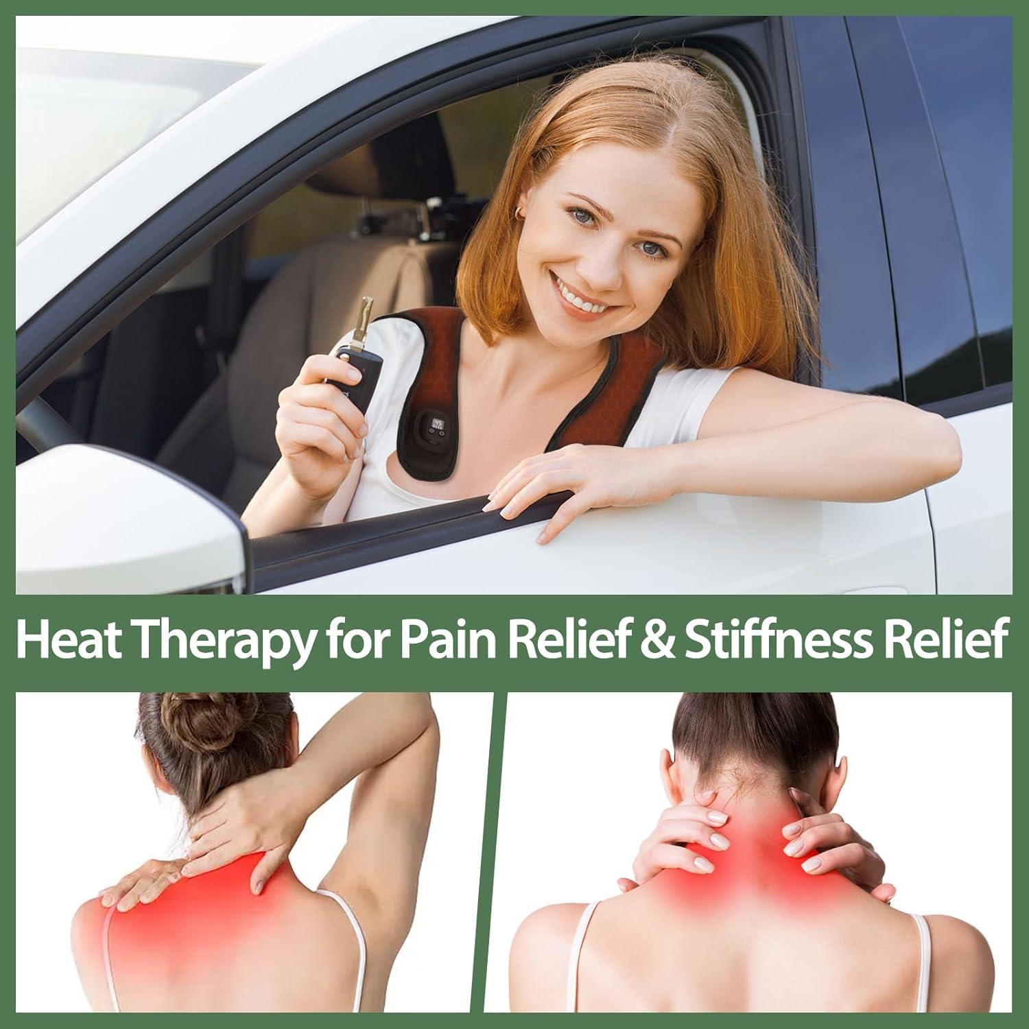 Almohadilla Calentadora Inalámbrica Telepepe para Cuello 4 Niveles