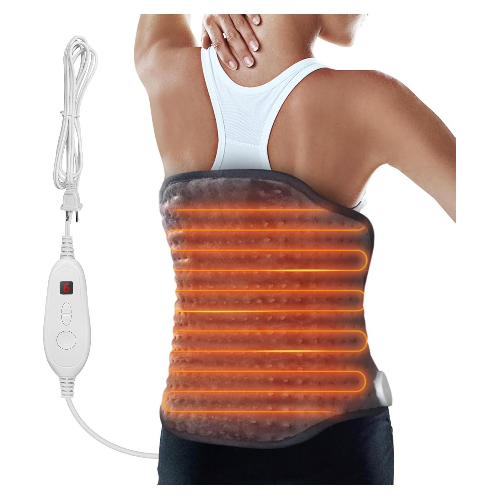 Almohadilla Térmica Snailax 40x61 cm con 6 Niveles de Calor