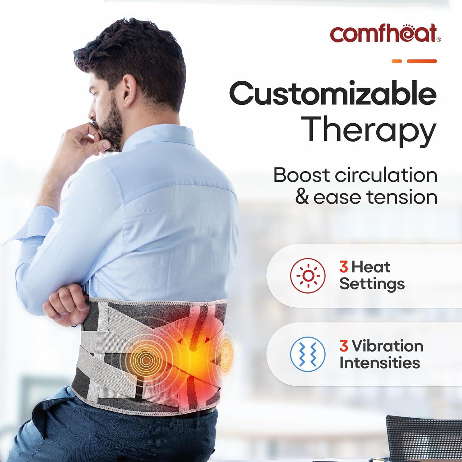 Almohadilla Térmica Inalámbrica Comfheat con Masaje 10000mAh