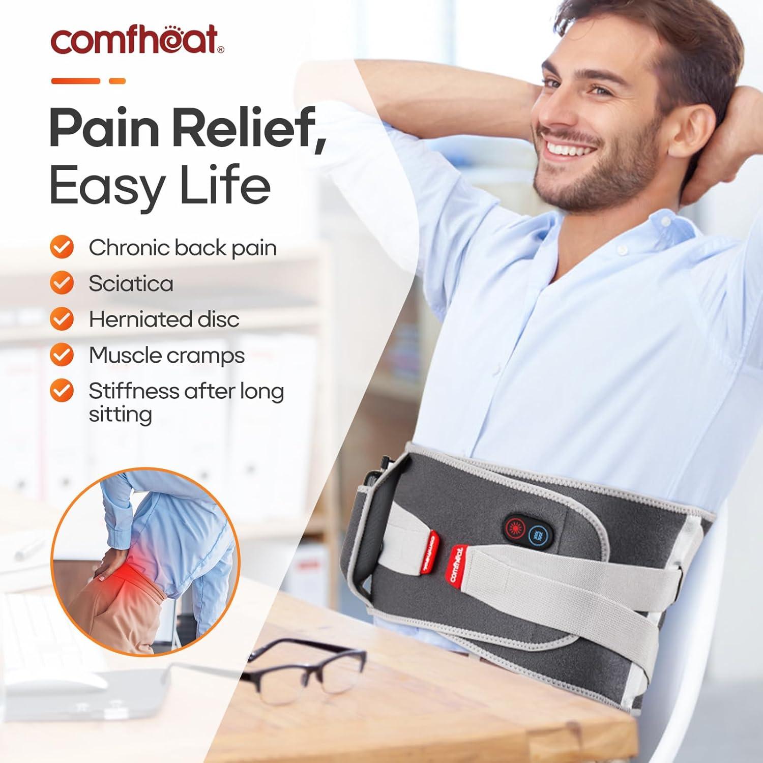 Almohadilla Térmica Inalámbrica Comfheat con Masaje 10000mAh