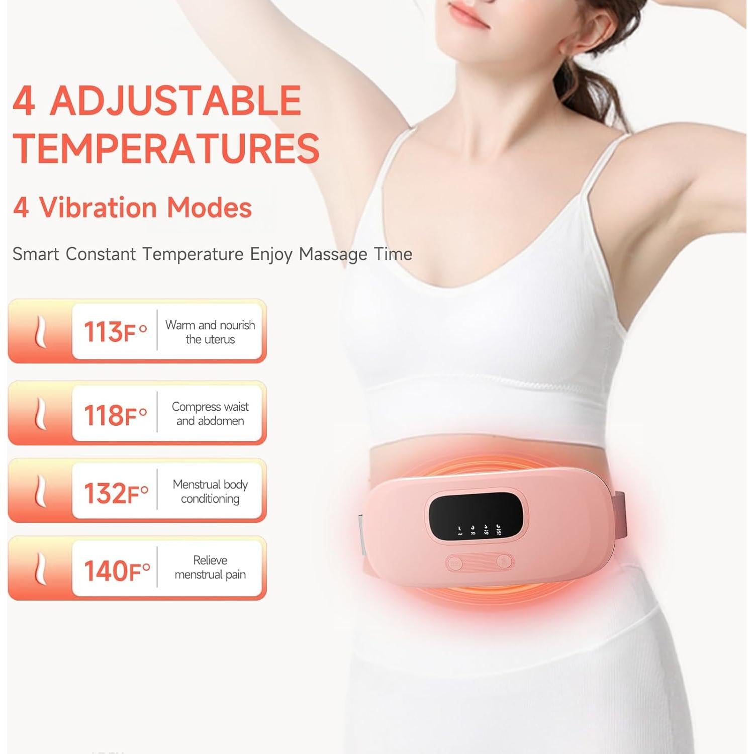 Almohadilla Térmica Eléctrica Portátil Lilampts 4 Niveles Calor