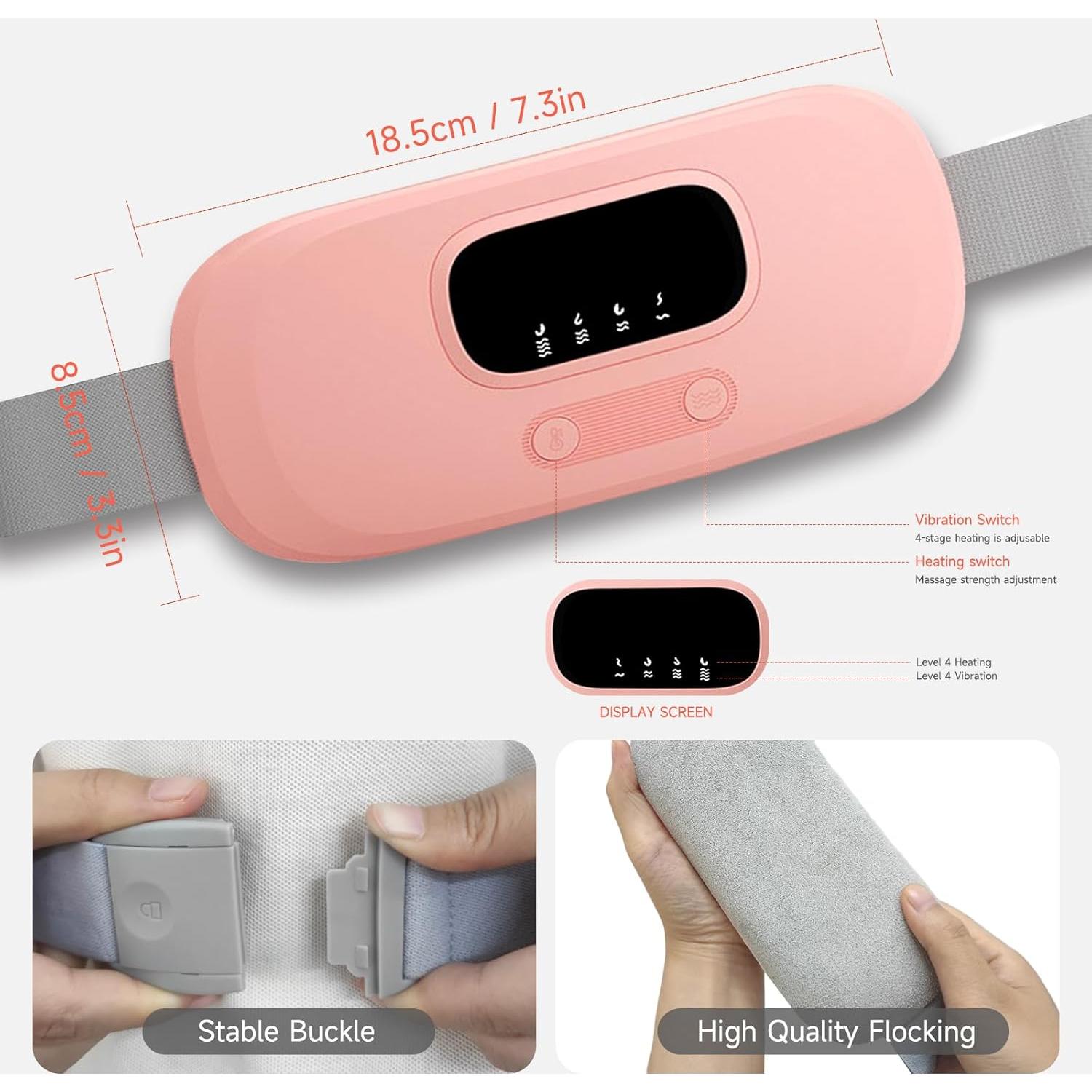 Almohadilla Térmica Eléctrica Portátil Lilampts 4 Niveles Calor