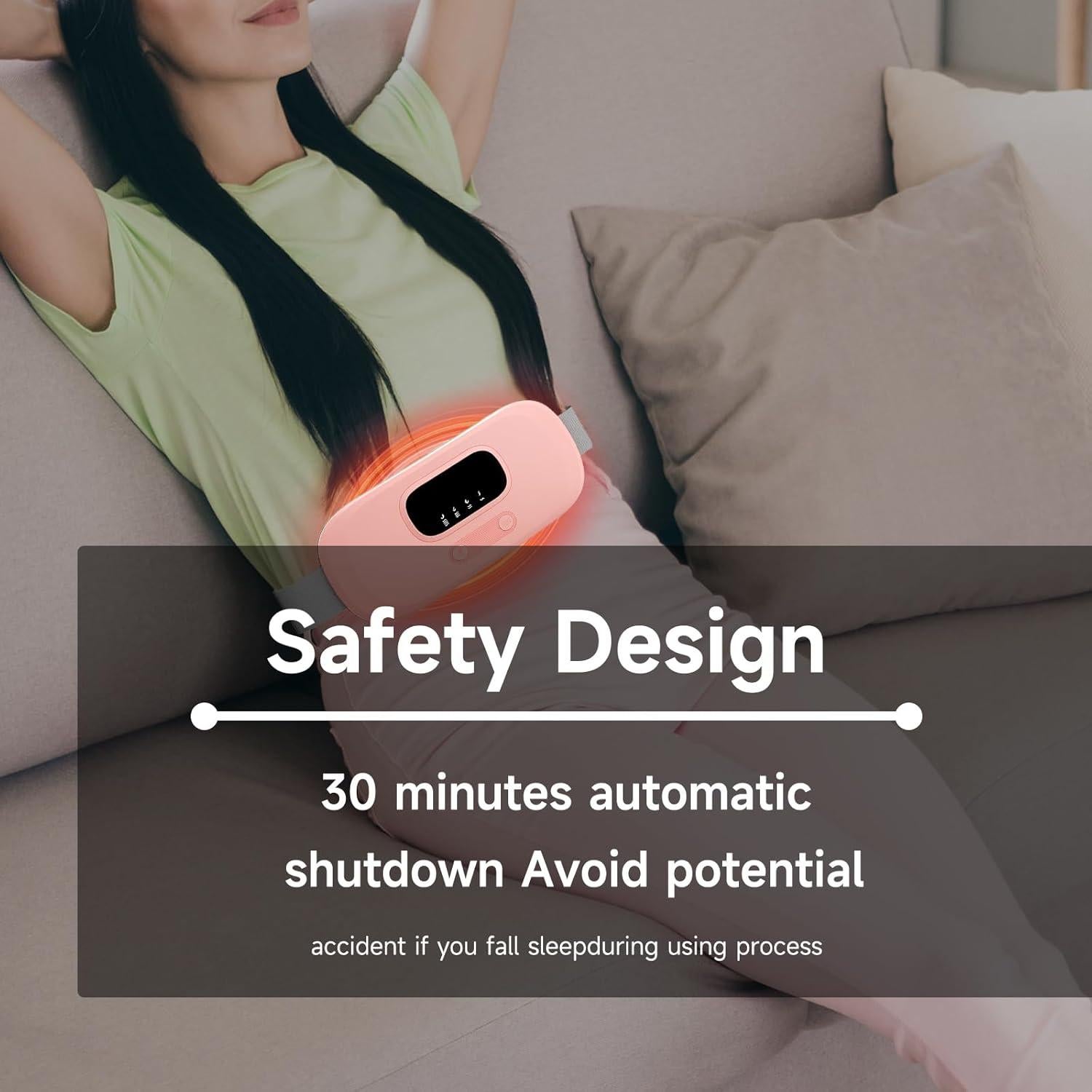 Almohadilla Térmica Eléctrica Portátil Lilampts 4 Niveles Calor