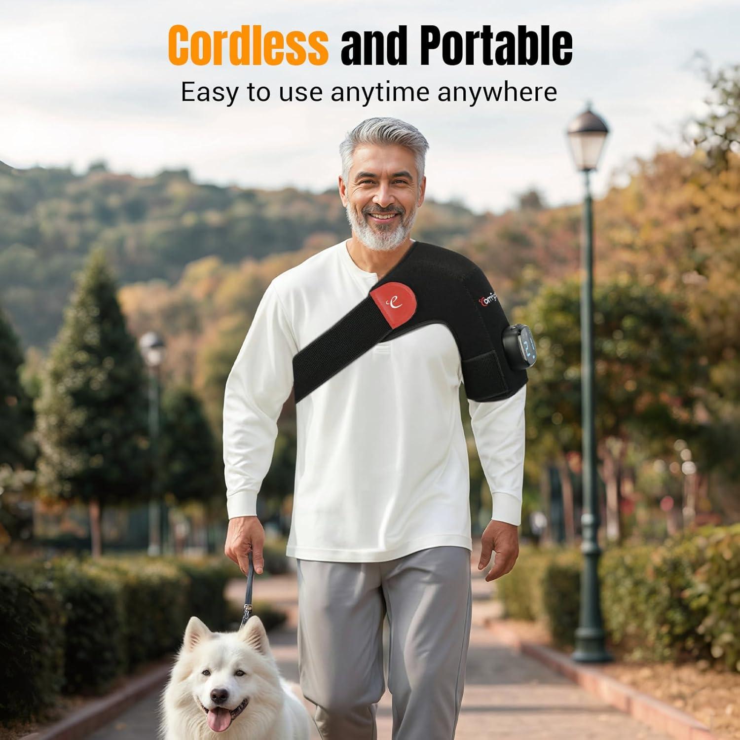 Almohadilla Térmica Inalámbrica Comfytemp para Hombro - 9 Niveles de Calor