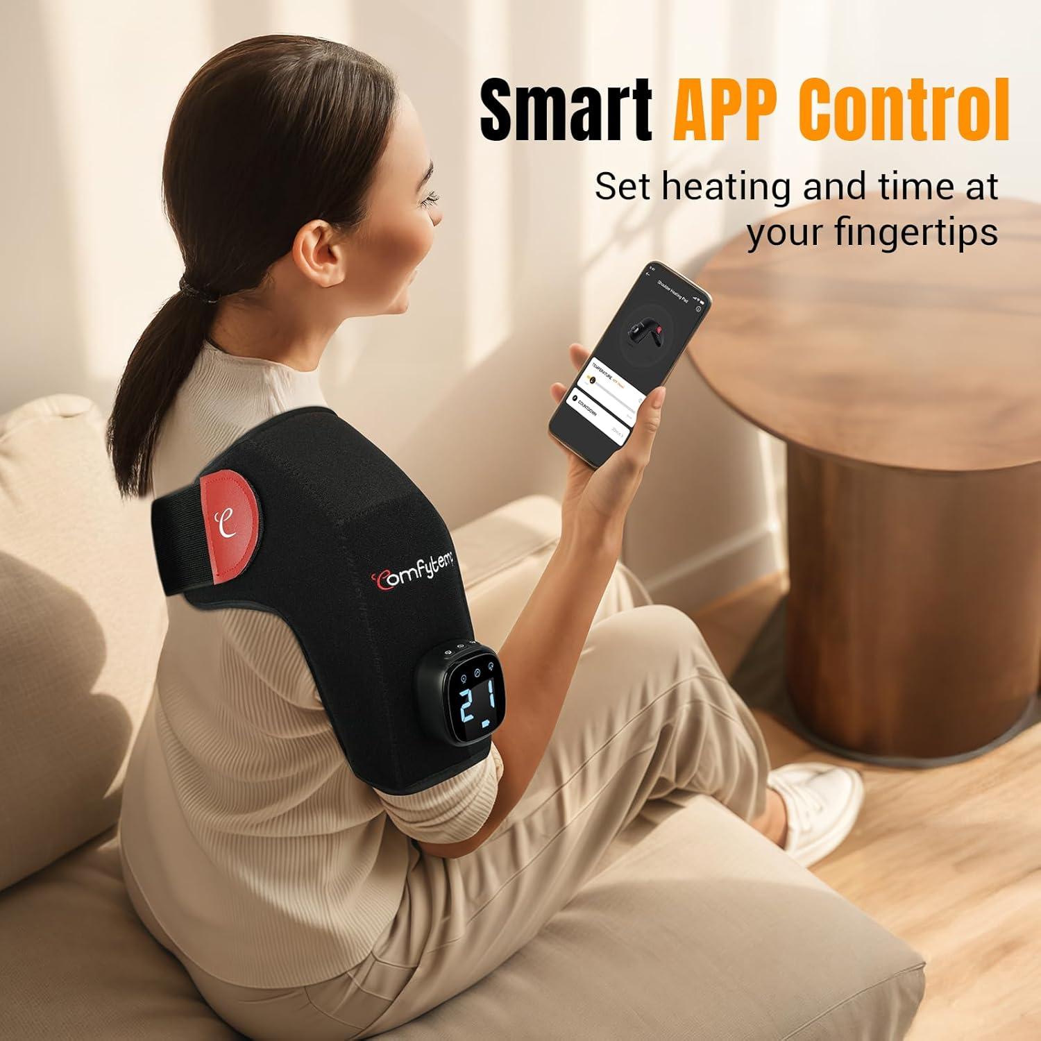 Almohadilla Térmica Inalámbrica Comfytemp para Hombro - 9 Niveles de Calor