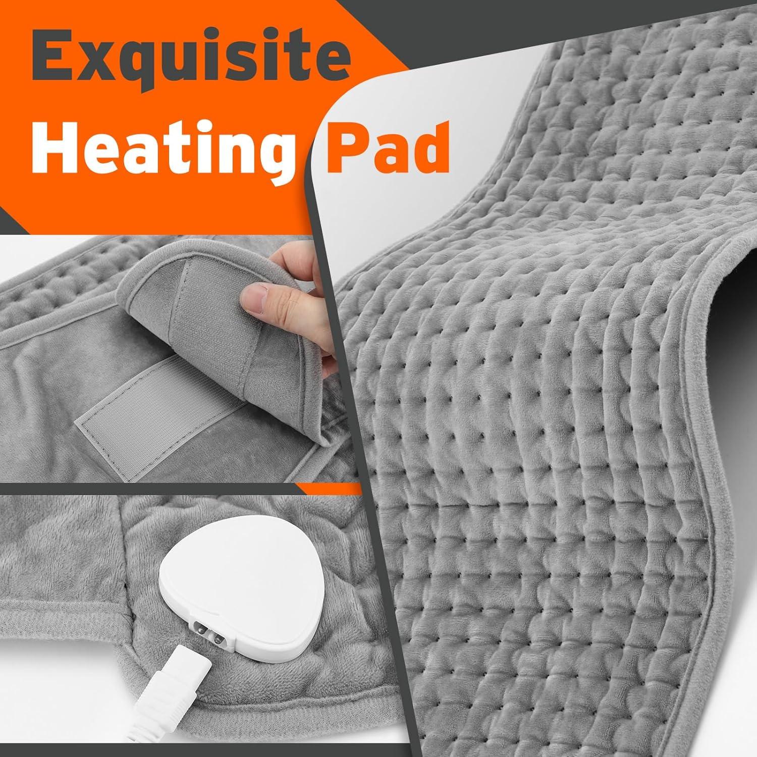 Almohadilla Calefactora Eléctrica EDIFOLLY 30x127cm 9 Niveles