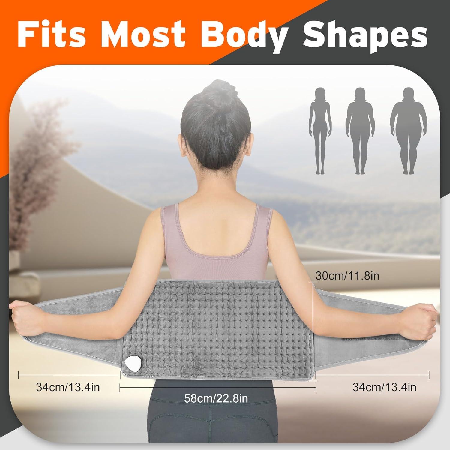 Almohadilla Calefactora Eléctrica EDIFOLLY 30x127cm 9 Niveles