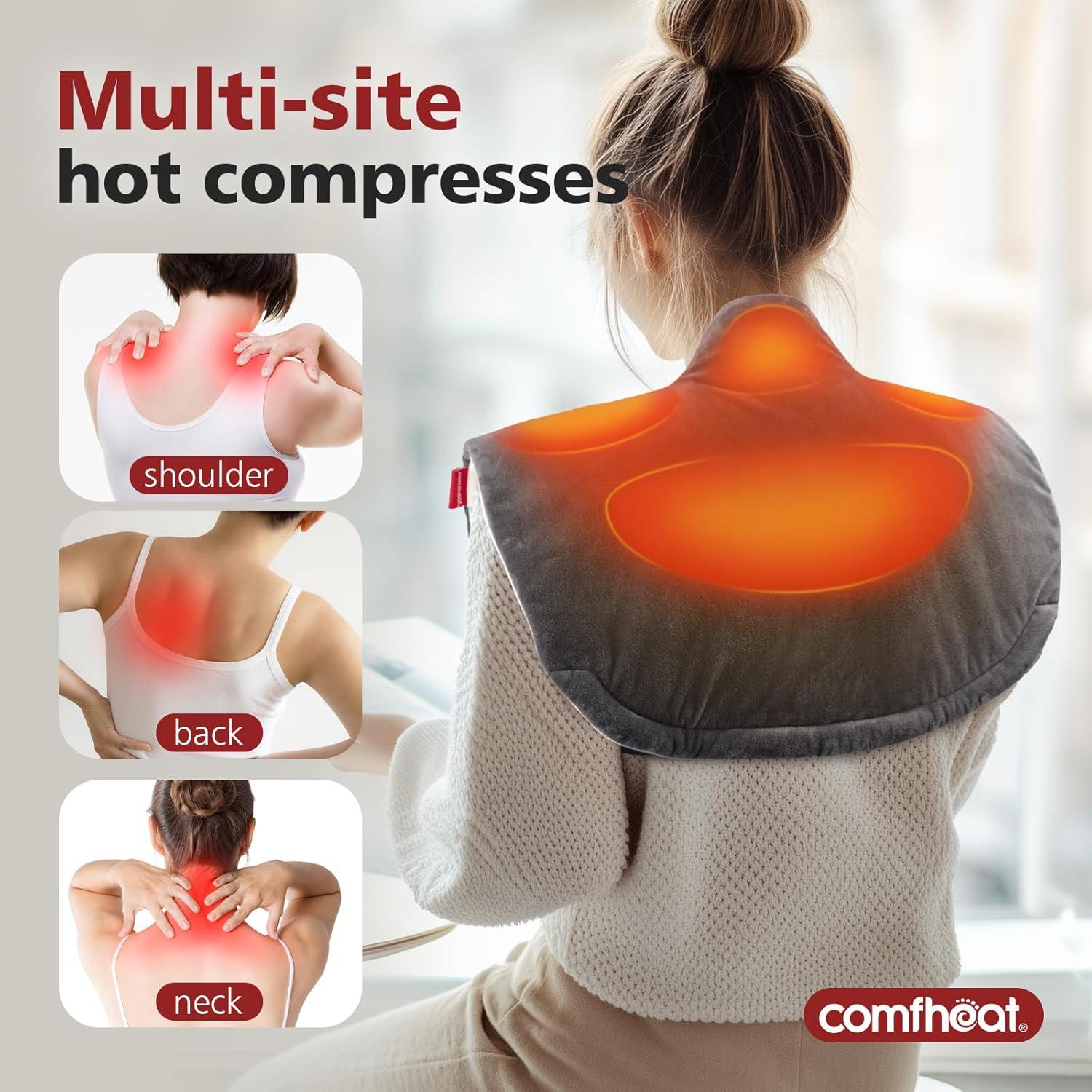 Almohadilla Térmica Inalámbrica Comfheat para Cuello y Hombros