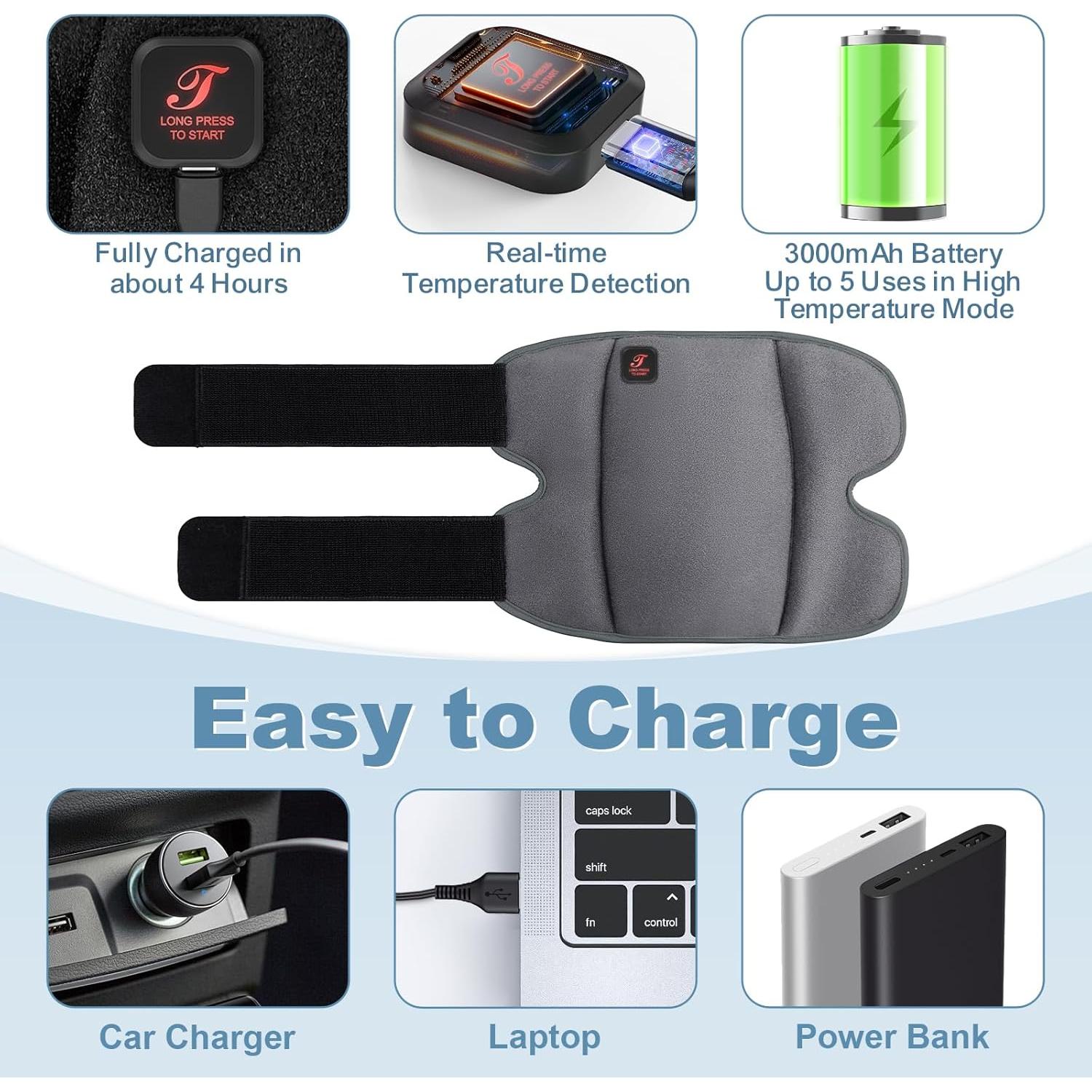 Férula de Rodilla Calentada Telepepe Inalámbrica 3 Modos