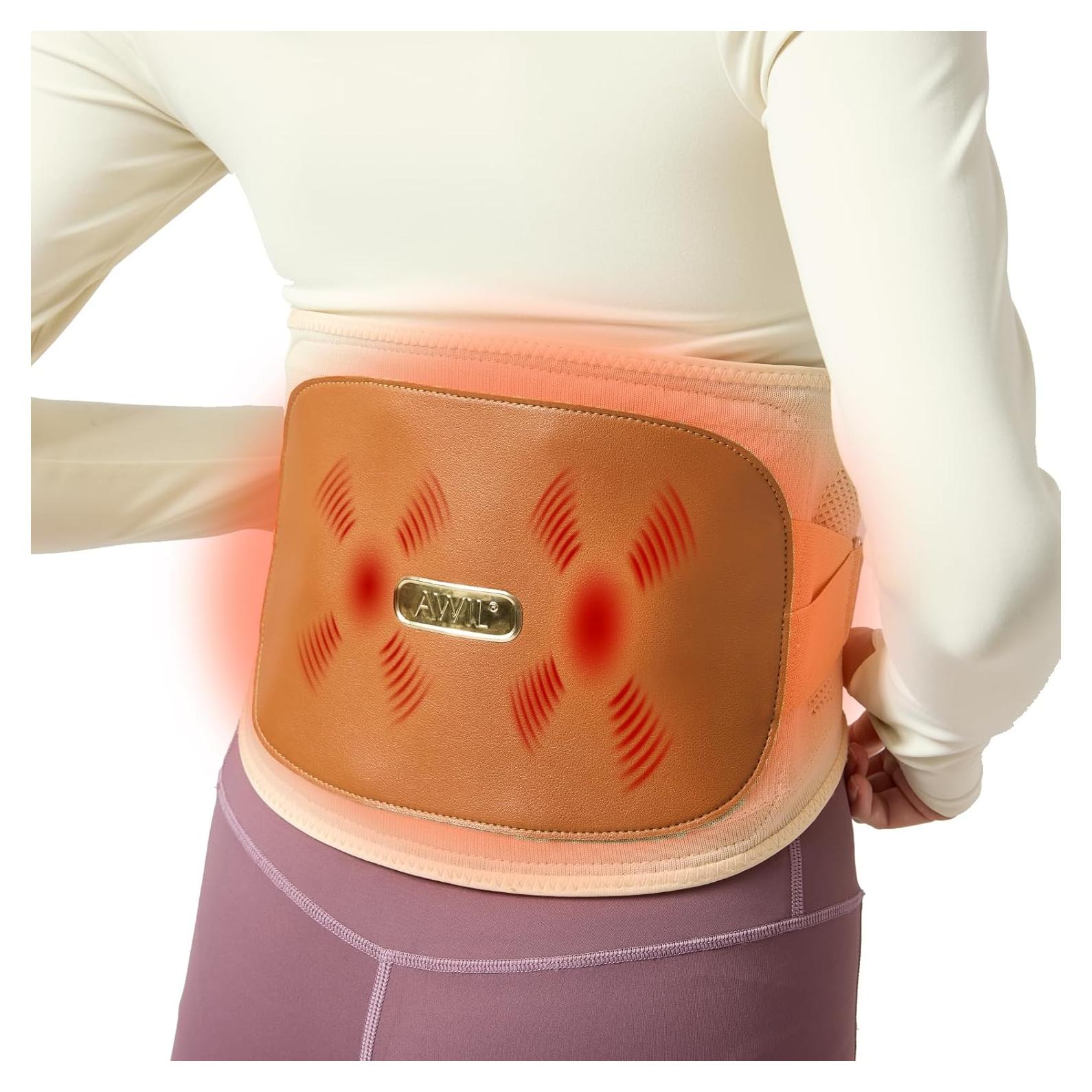 Almohadilla Térmica Inalámbrica AWIL para Alivio de Dolor Lumbar