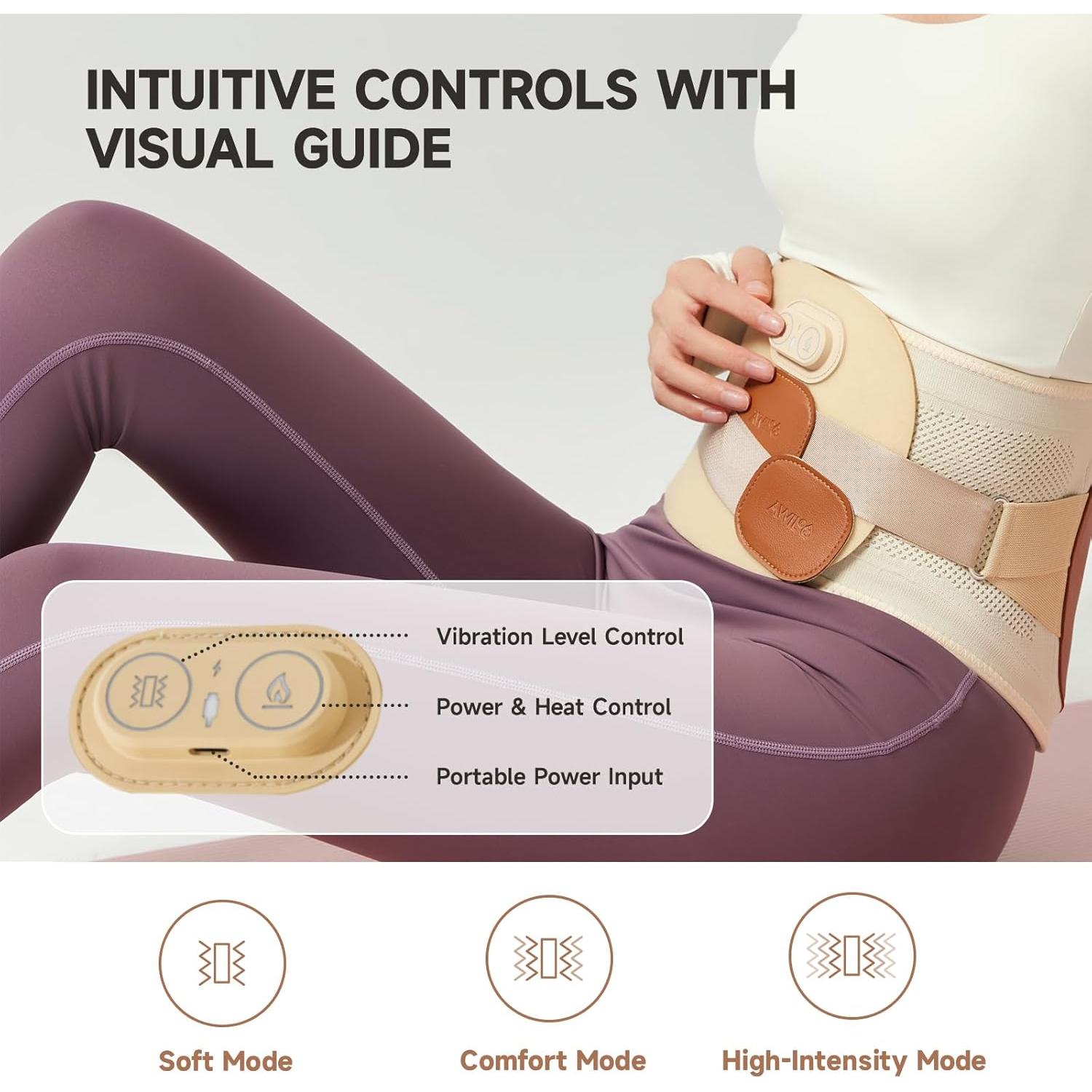 Almohadilla Térmica Inalámbrica AWIL para Alivio de Dolor Lumbar