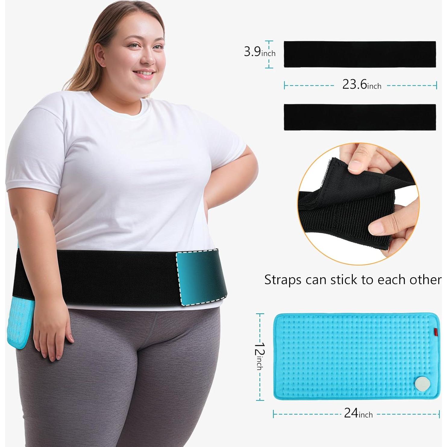 Almohadilla Térmica Eléctrica Comfytemp 30x60 cm con Correas