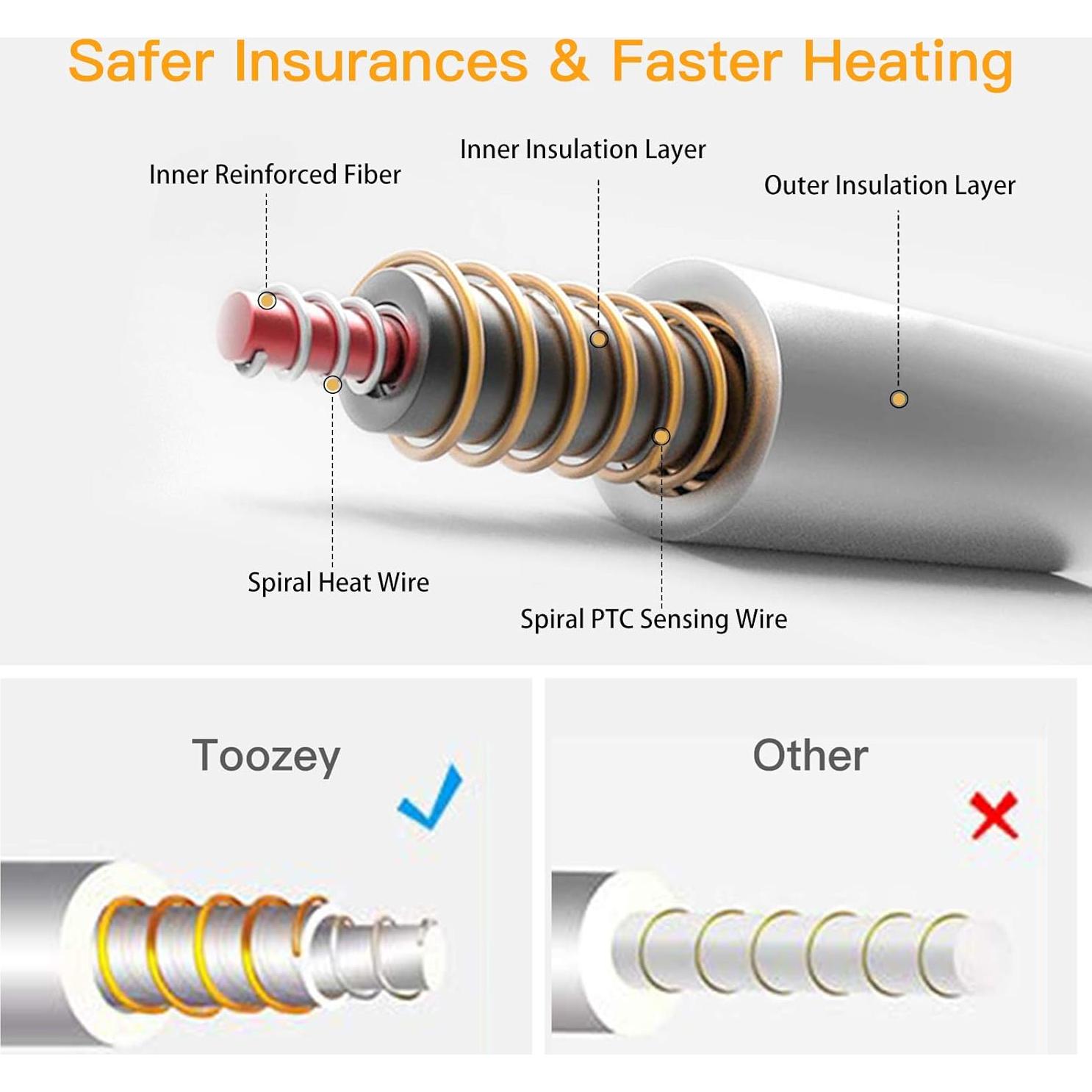 Almohadilla Térmica Grande Toozey para Mascotas 89x61cm