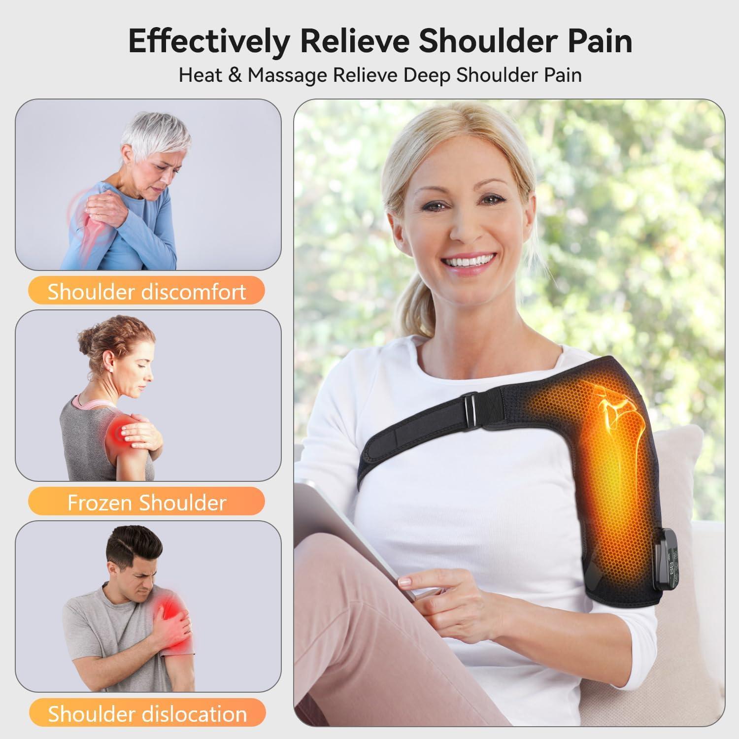 Funda de Masaje Calentada Carecomfi para Hombros 4000mAh