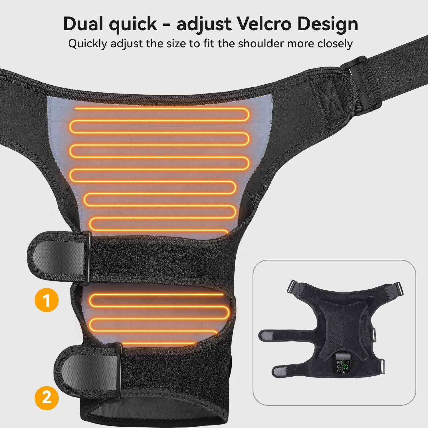 Funda de Masaje Calentada Carecomfi para Hombros 4000mAh