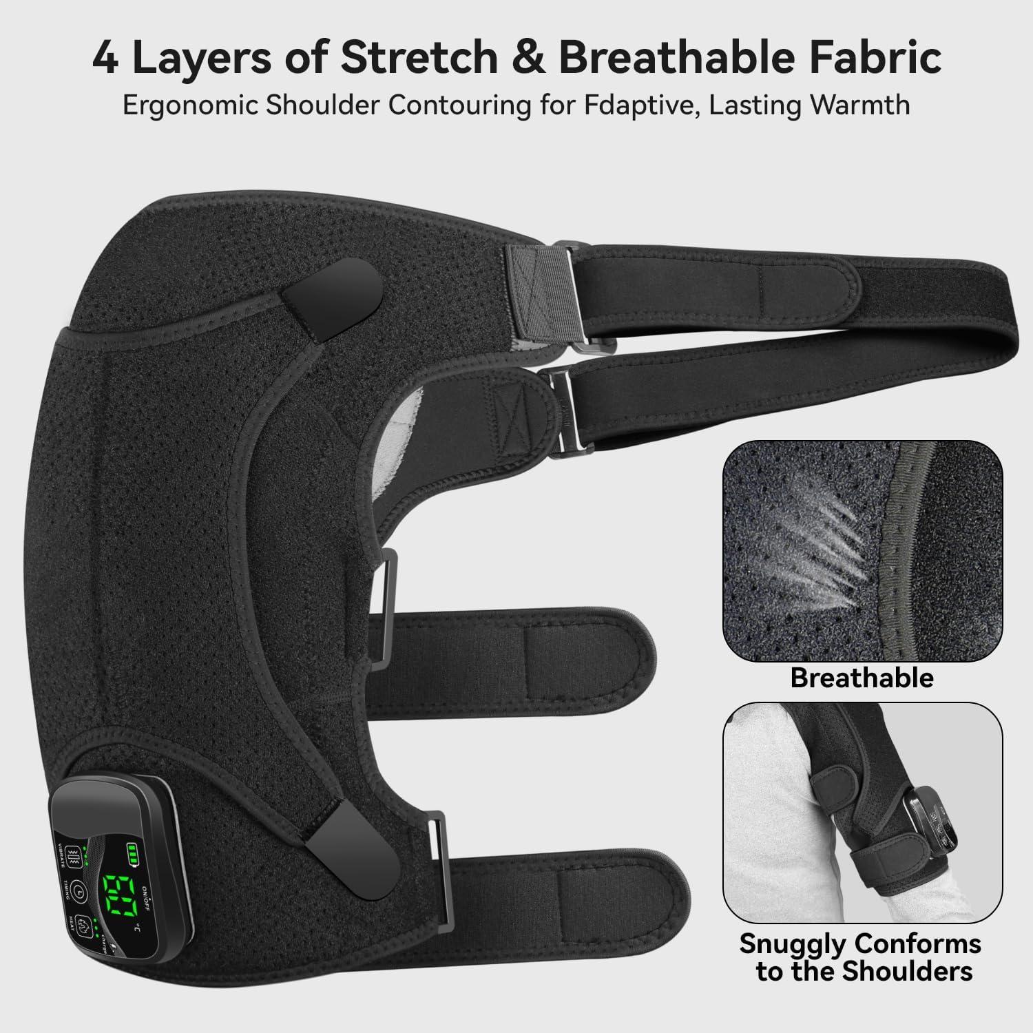 Funda de Masaje Calentada Carecomfi para Hombros 4000mAh