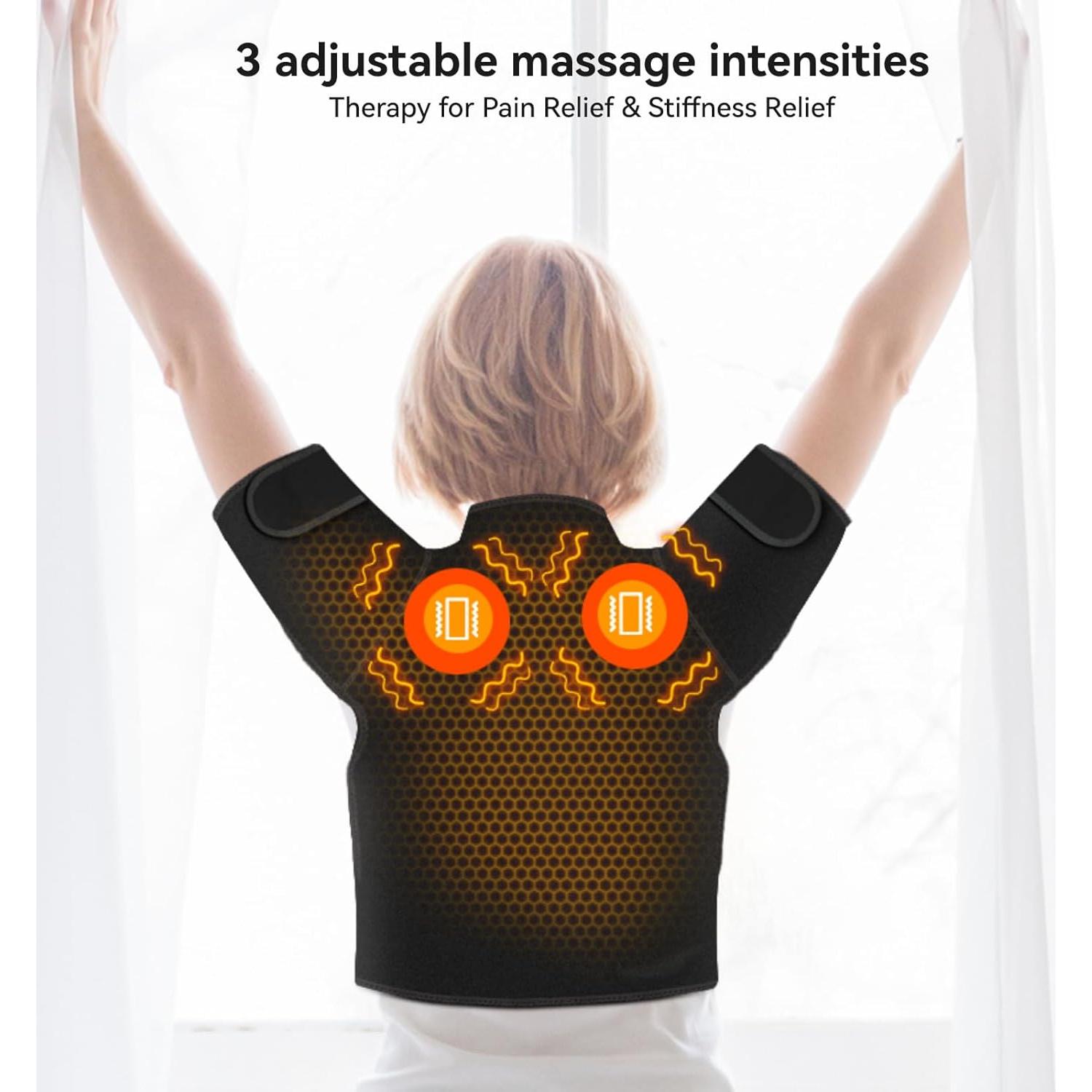 Almohadilla Térmica Inalámbrica Yabuu con Masaje para Cuello y Espalda