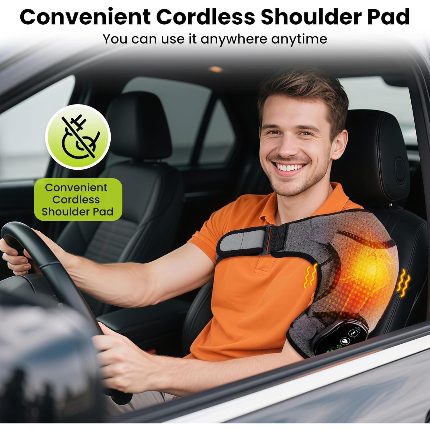 Almohadilla Calentadora Inalámbrica FlareMore para Hombros 3 Niveles