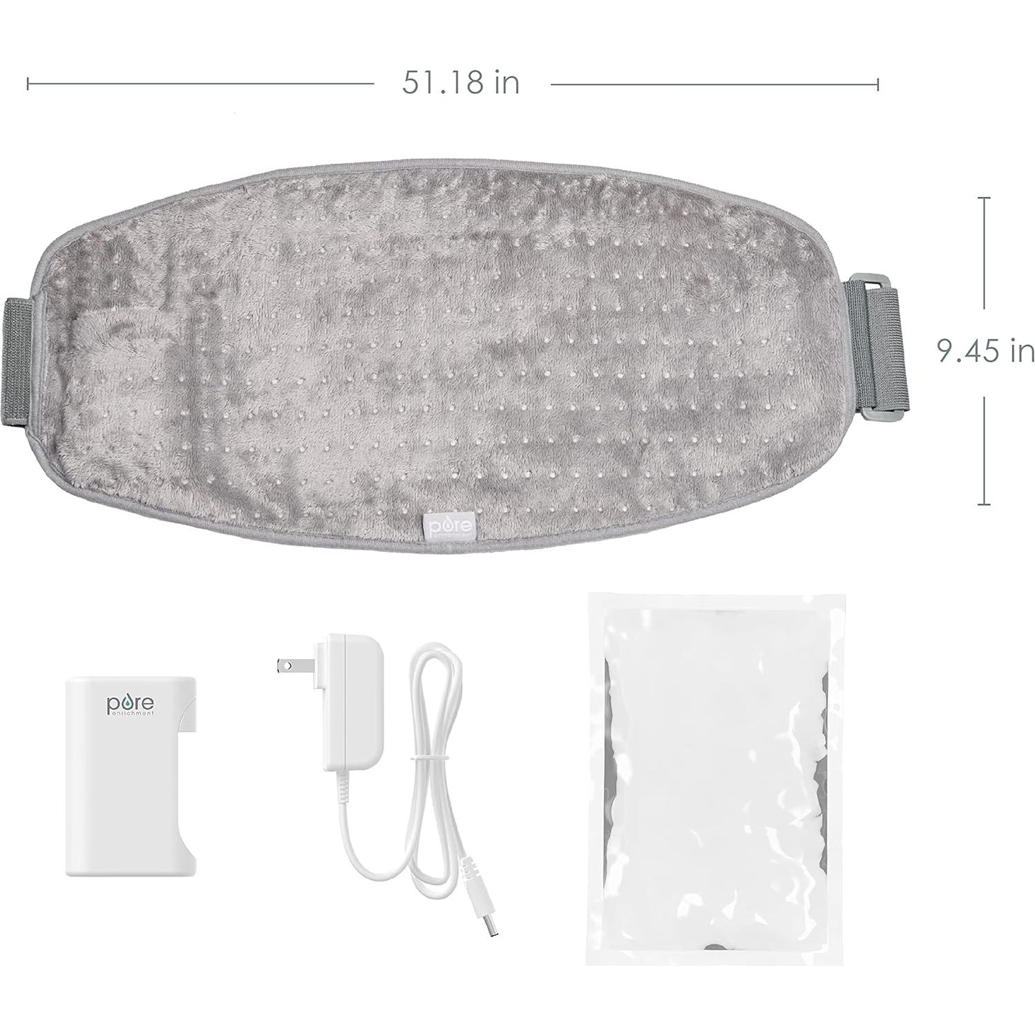 Faja Calentadora Inalámbrica Pure Enrichment 50x24cm 4 Niveles