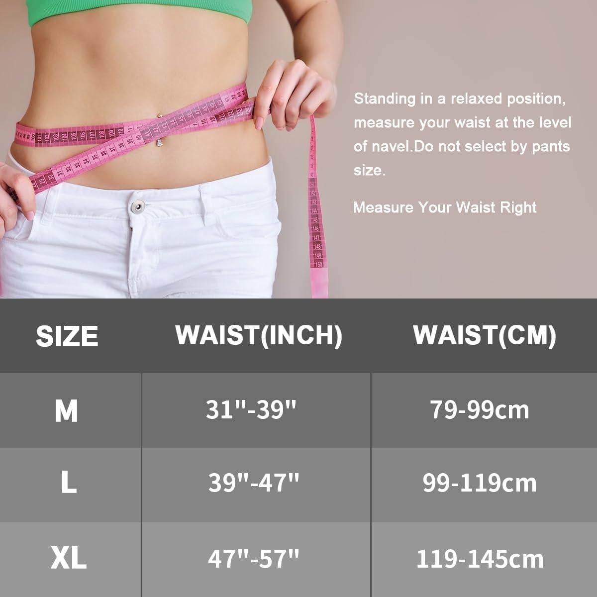 Faja Calentada Inalámbrica 6xigouma Mediana Negro