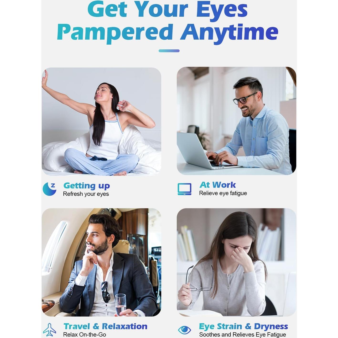 Máscara Térmica Eléctrica Mutilplx para Ojos Secos 40-65°C