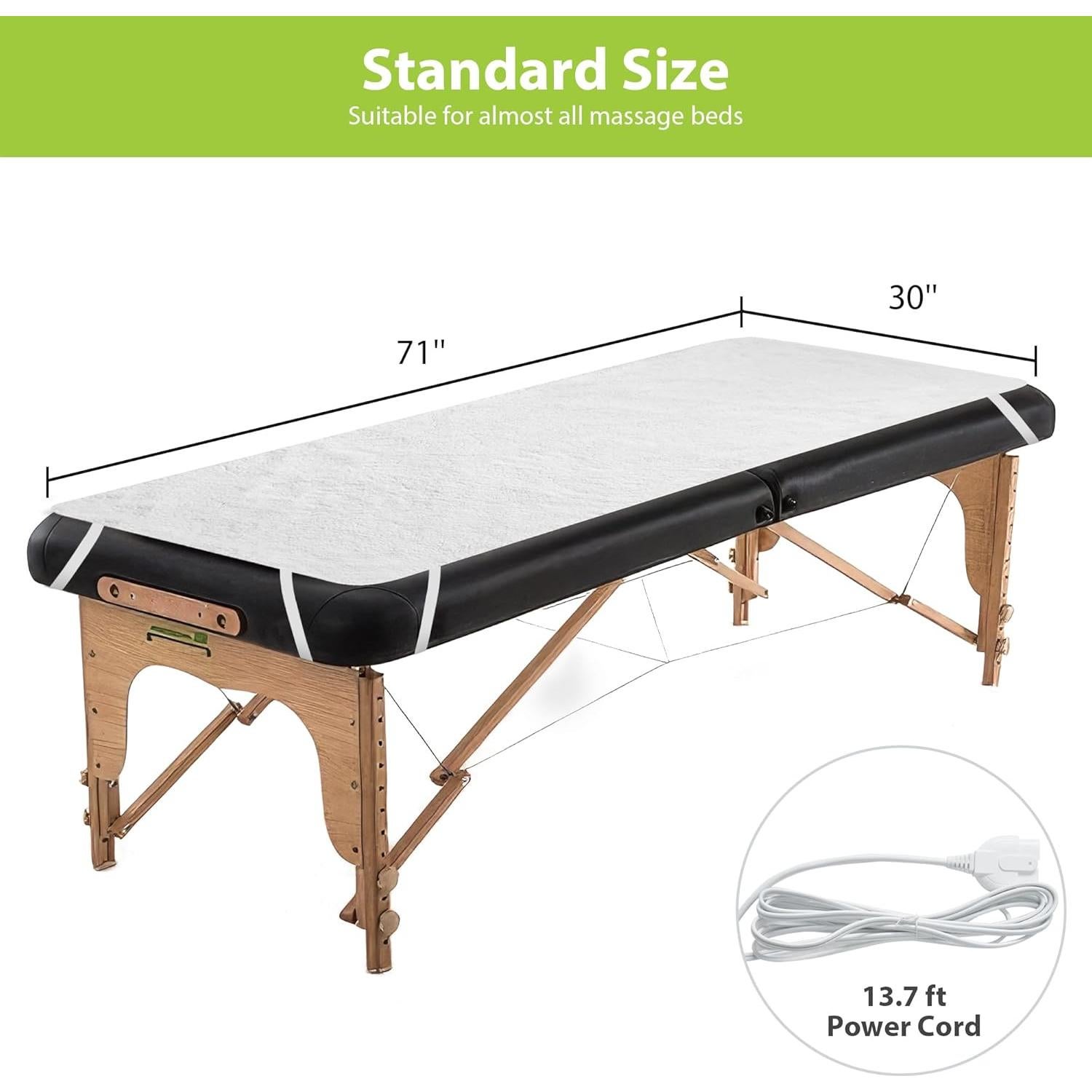 Calentador de Mesa de Masaje BECALIN 76x180 cm 9 Niveles Calor
