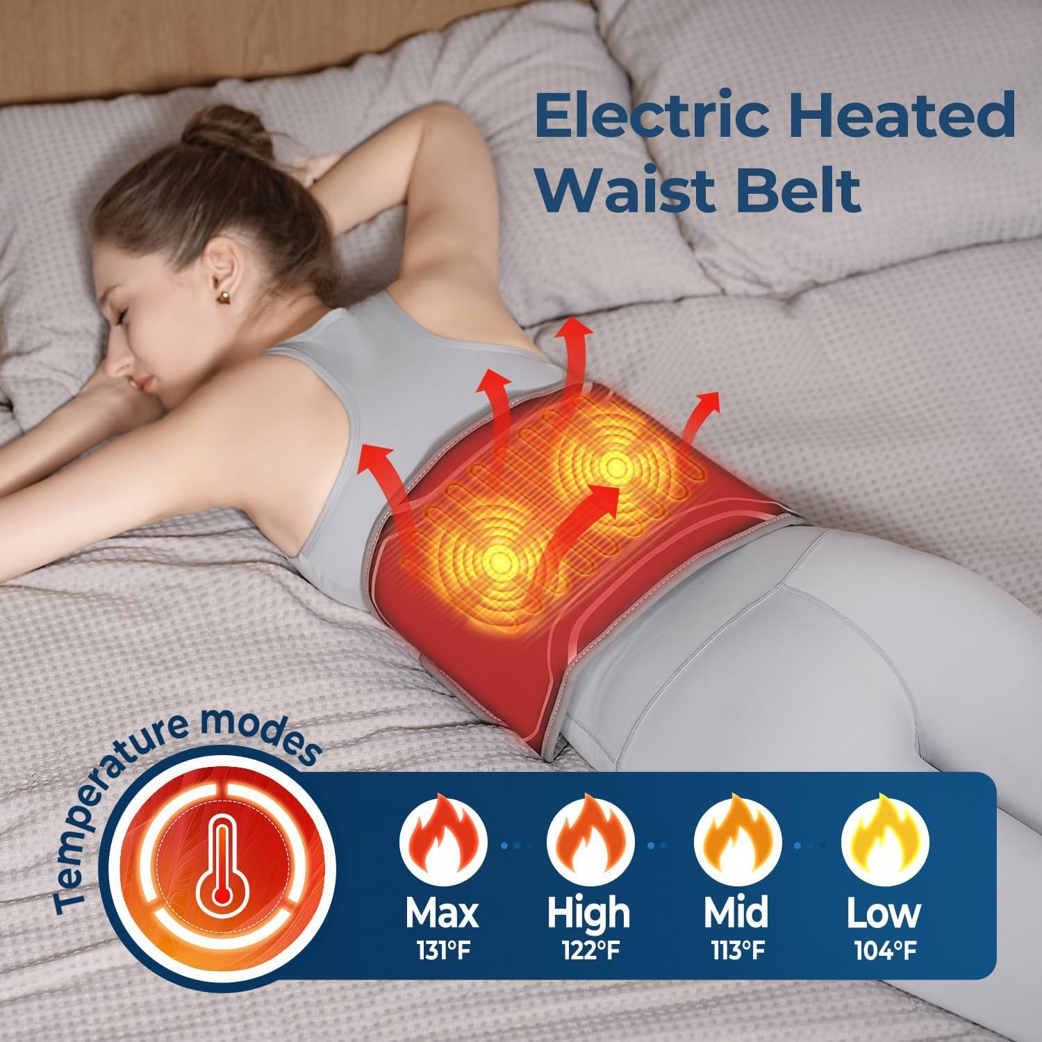 Almohadilla térmica HOMRELEXA 152.4 cm con masaje y calor