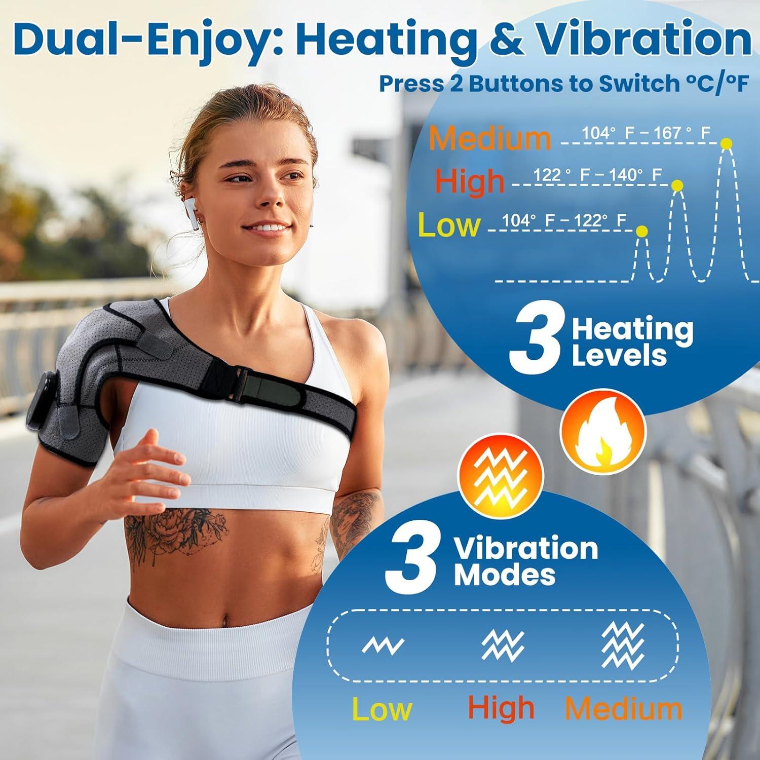 Funda Calentada para Hombro Hailixuan con Masaje y Calor