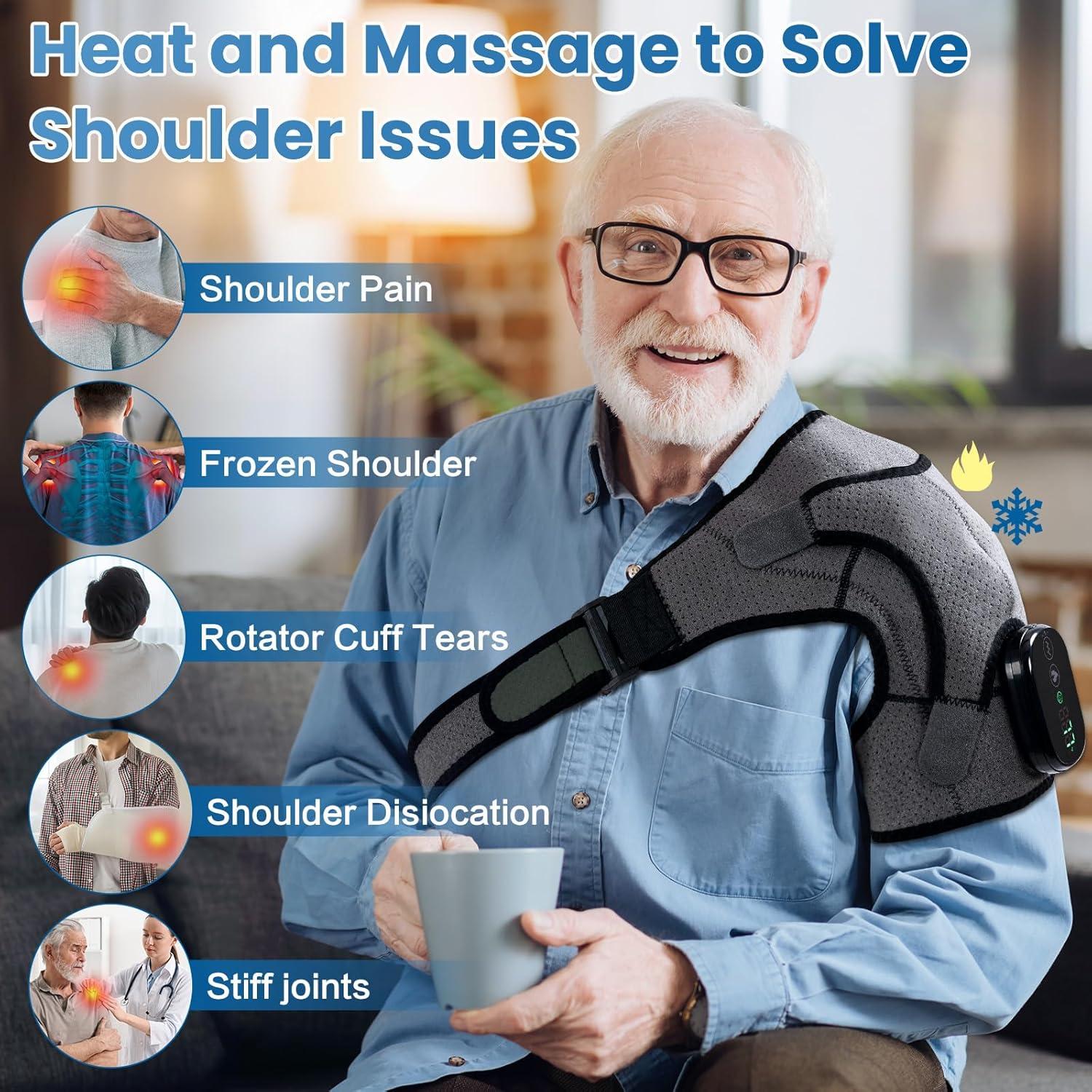 Funda Calentada para Hombro Hailixuan con Masaje y Calor