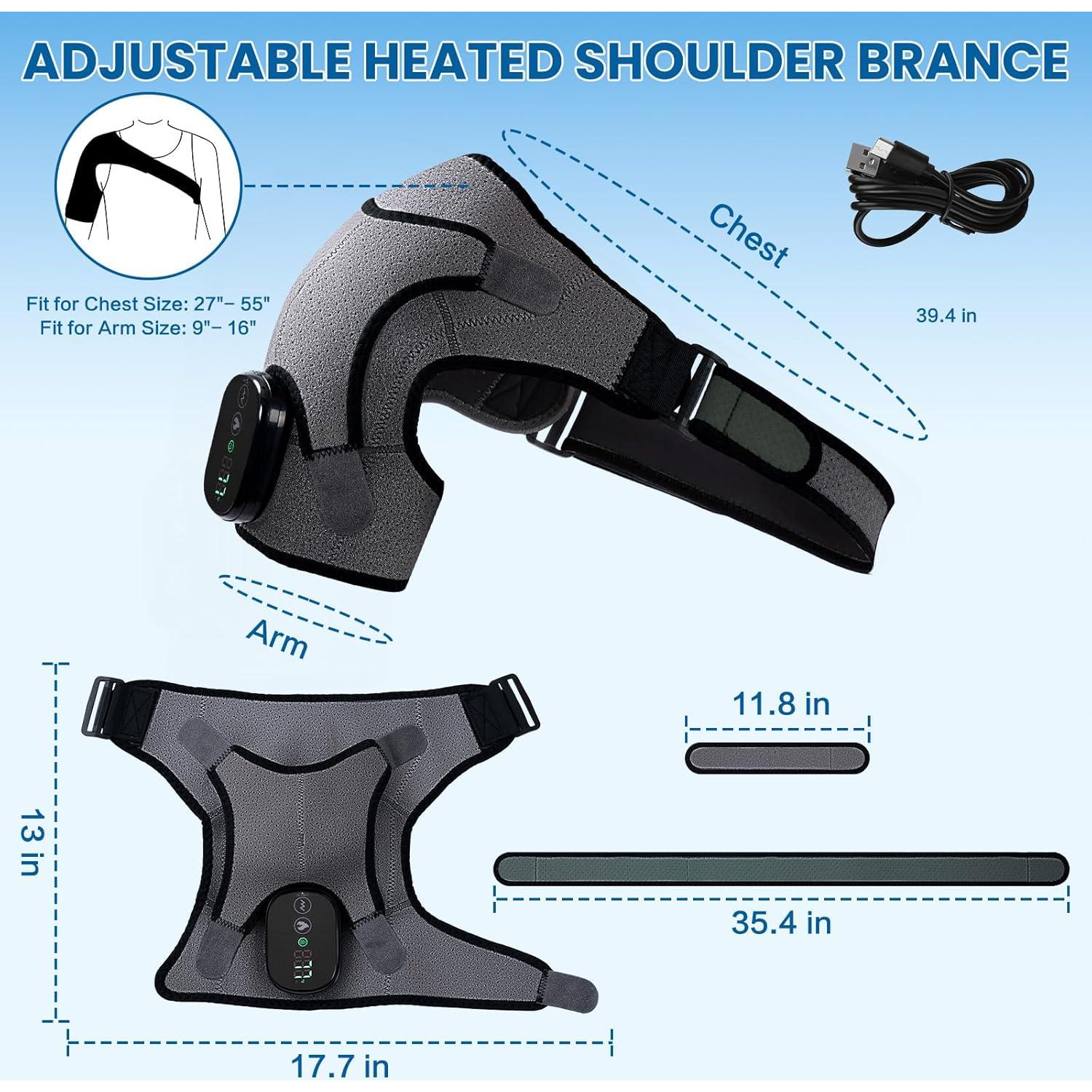 Funda Calentada para Hombro Hailixuan con Masaje y Calor