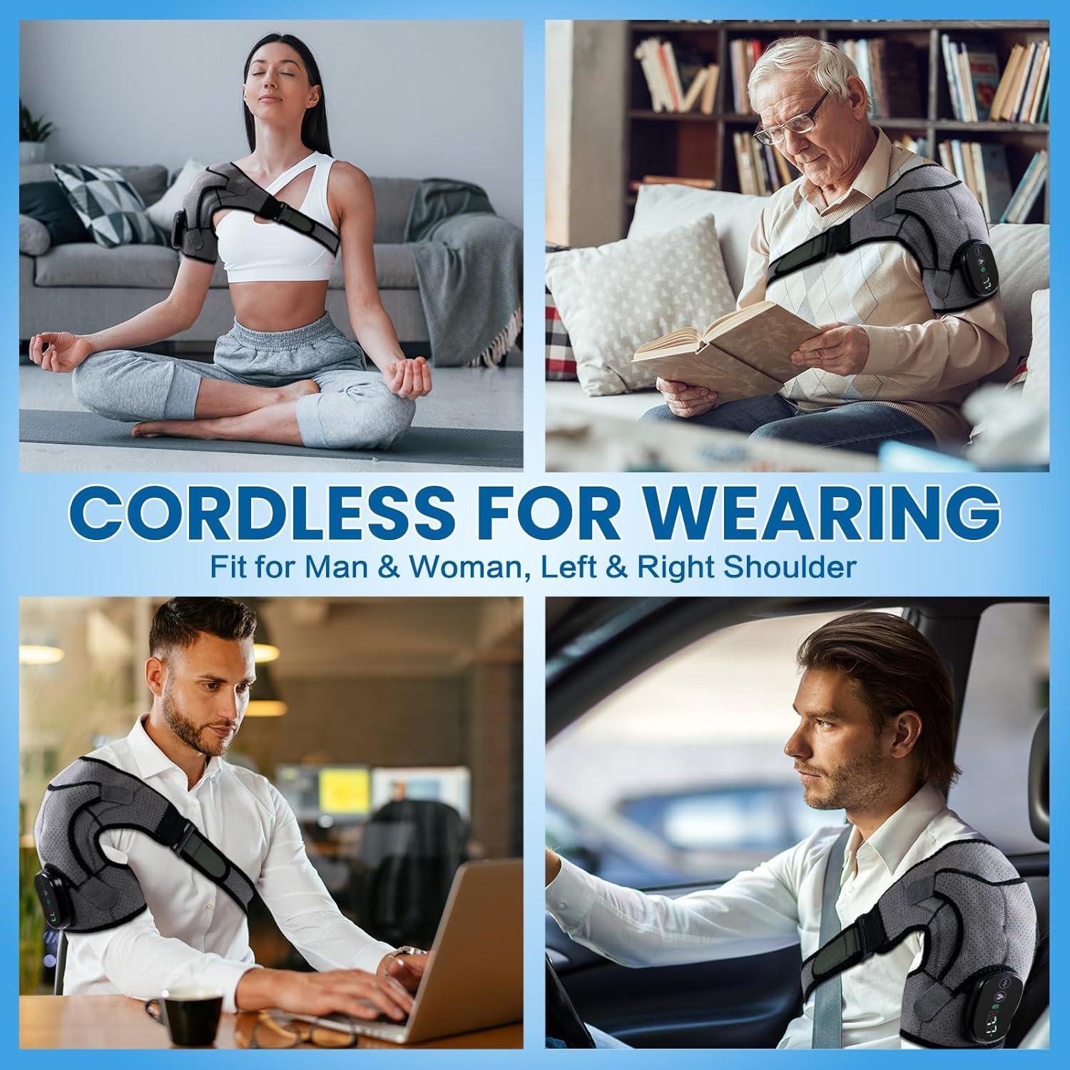 Funda Calentada para Hombro Hailixuan con Masaje y Calor