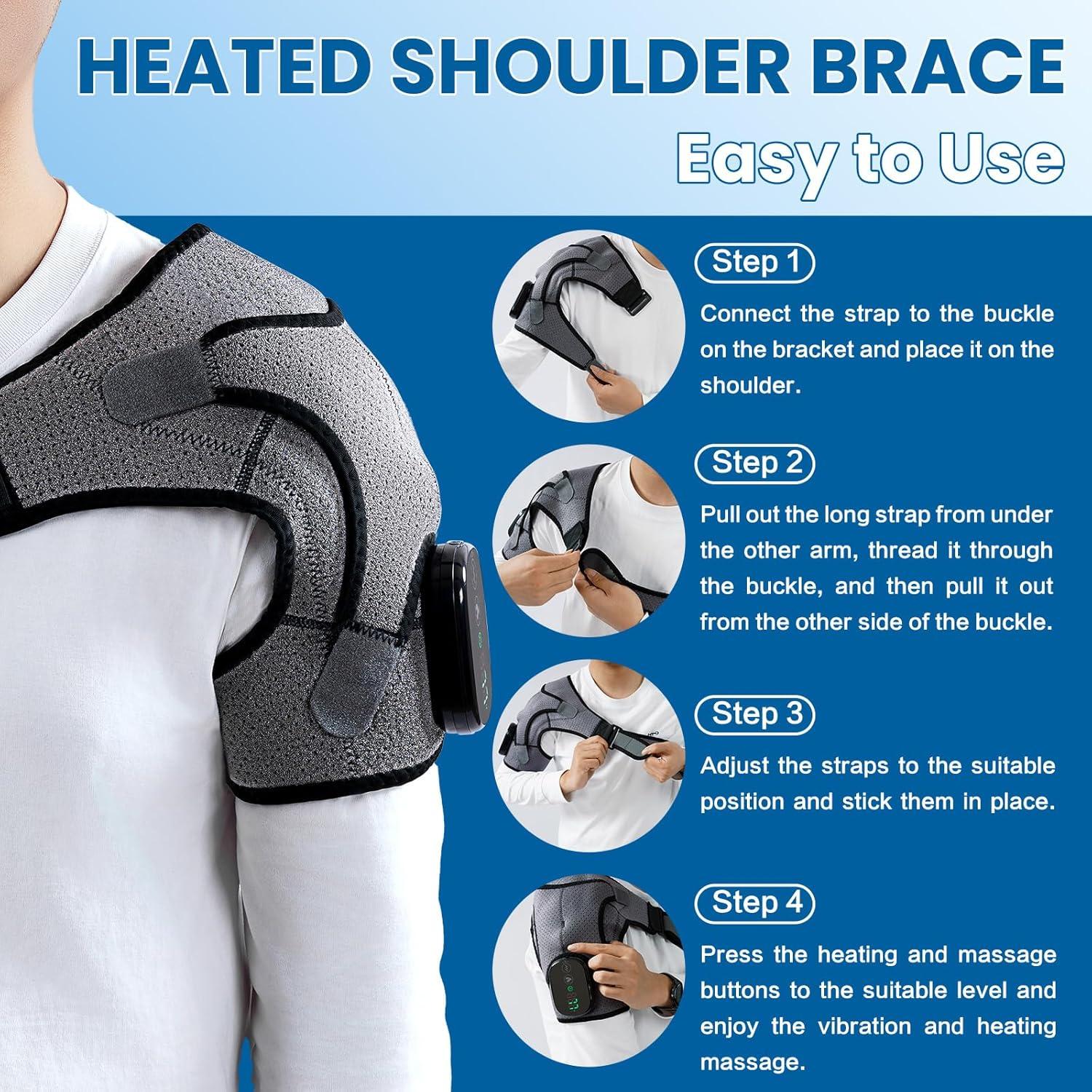 Funda Calentada para Hombro Hailixuan con Masaje y Calor