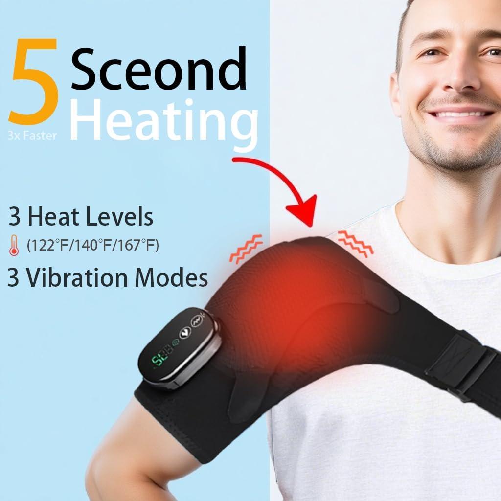 Almohadilla Térmica Inalámbrica InnerZen para Hombros con Masaje