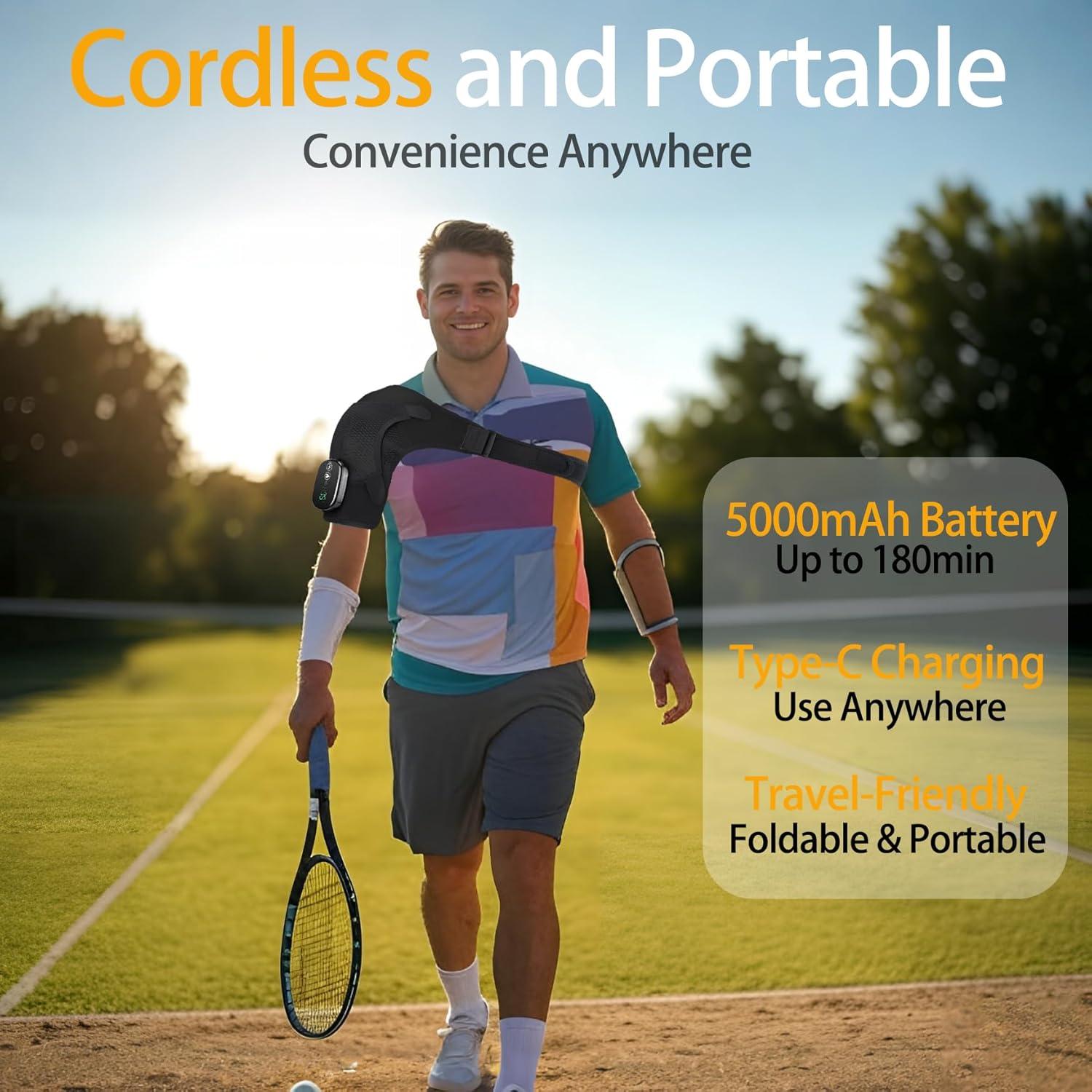 Almohadilla Térmica Inalámbrica InnerZen para Hombros con Masaje