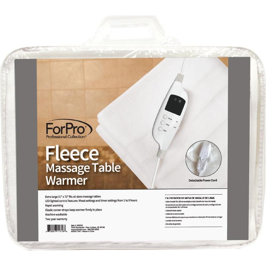 Calentador de Mesa de Masaje ForPro Extra Grande 31x72