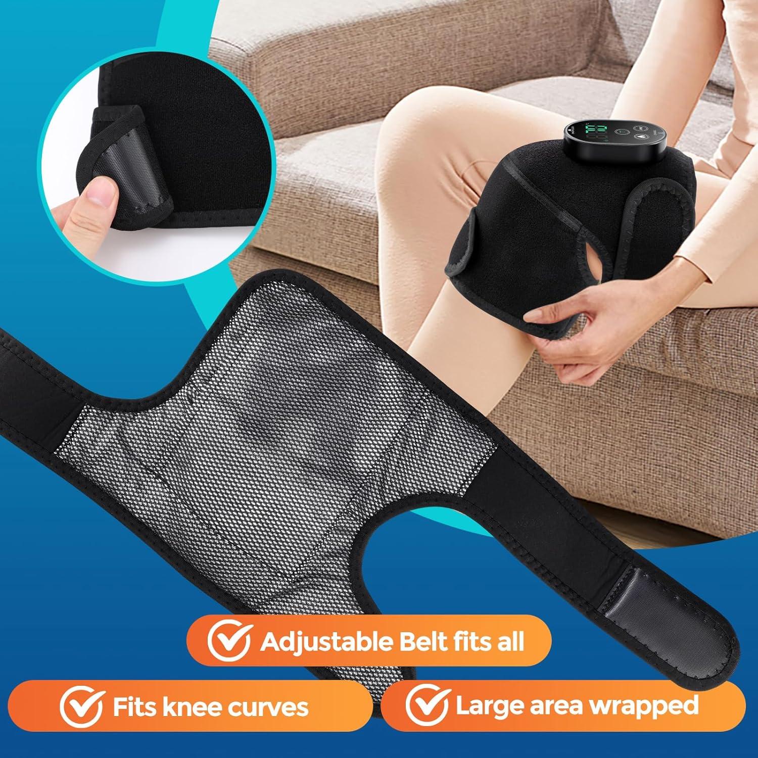 Masajeador de Rodilla Calentado FlareMore Inalámbrico 6 Niveles