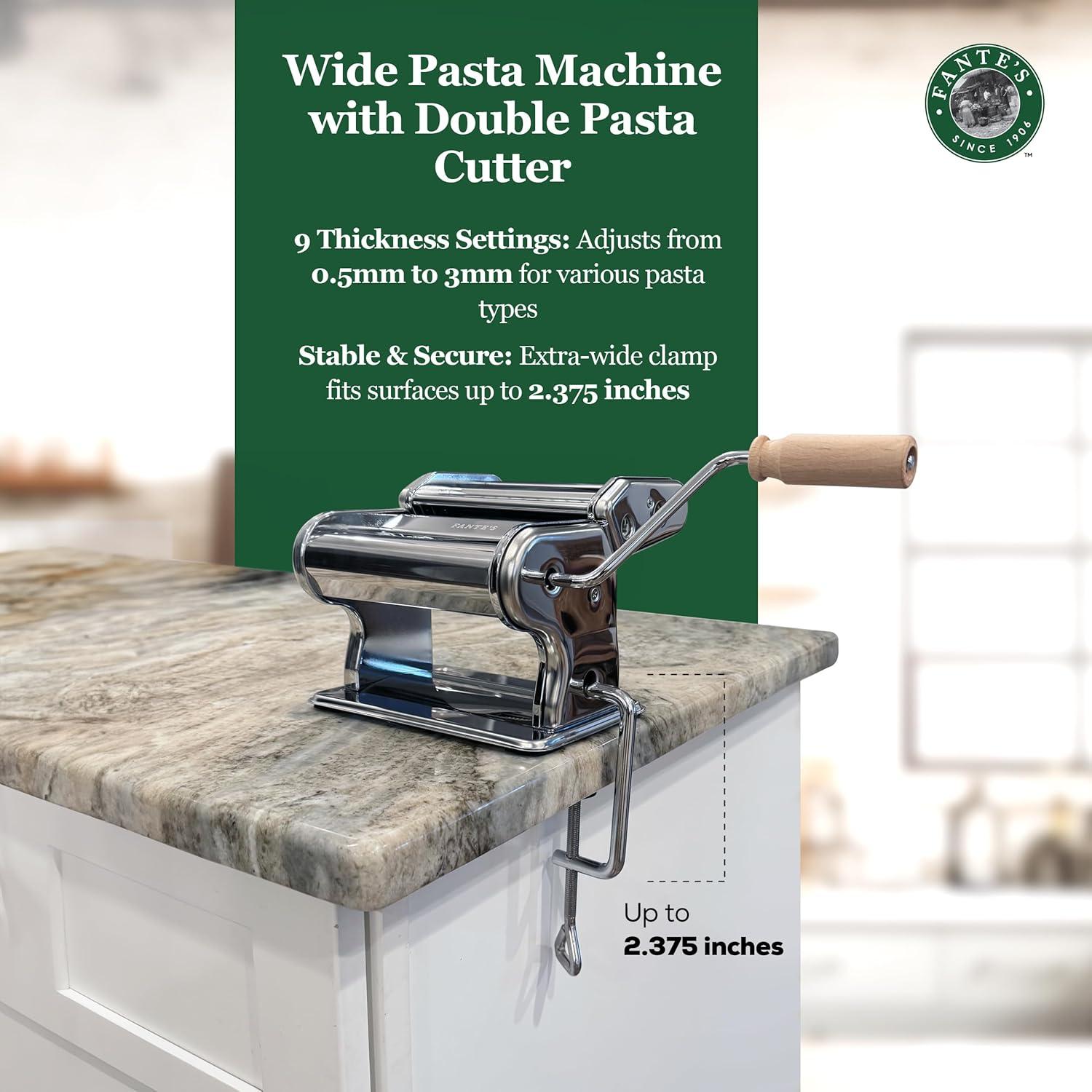 Máquina de Pasta Fante Clásica Manual con 9 Grosores