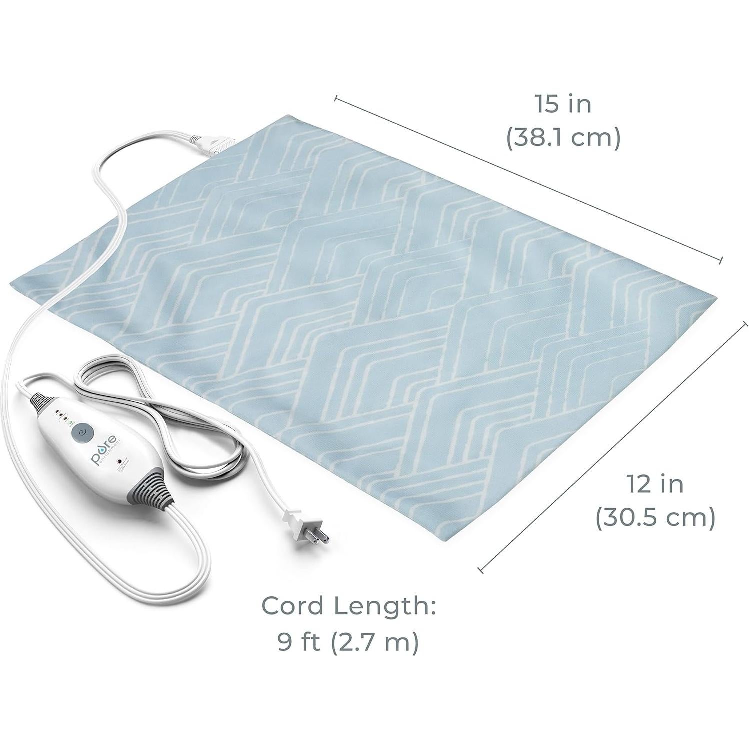 Almohadilla Térmica Eléctrica Pure Enrichment 30x38 cm 4 Calores